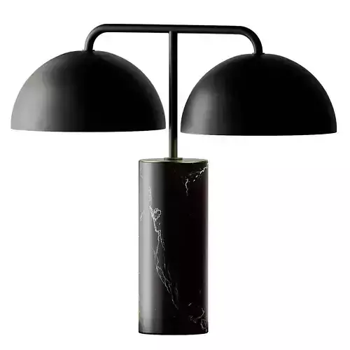 DOMES BLACK MARBLE TABLE LAMP by CB2 Exclusive 3D model