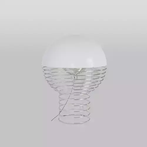 Wire Large Table Lamp White EU