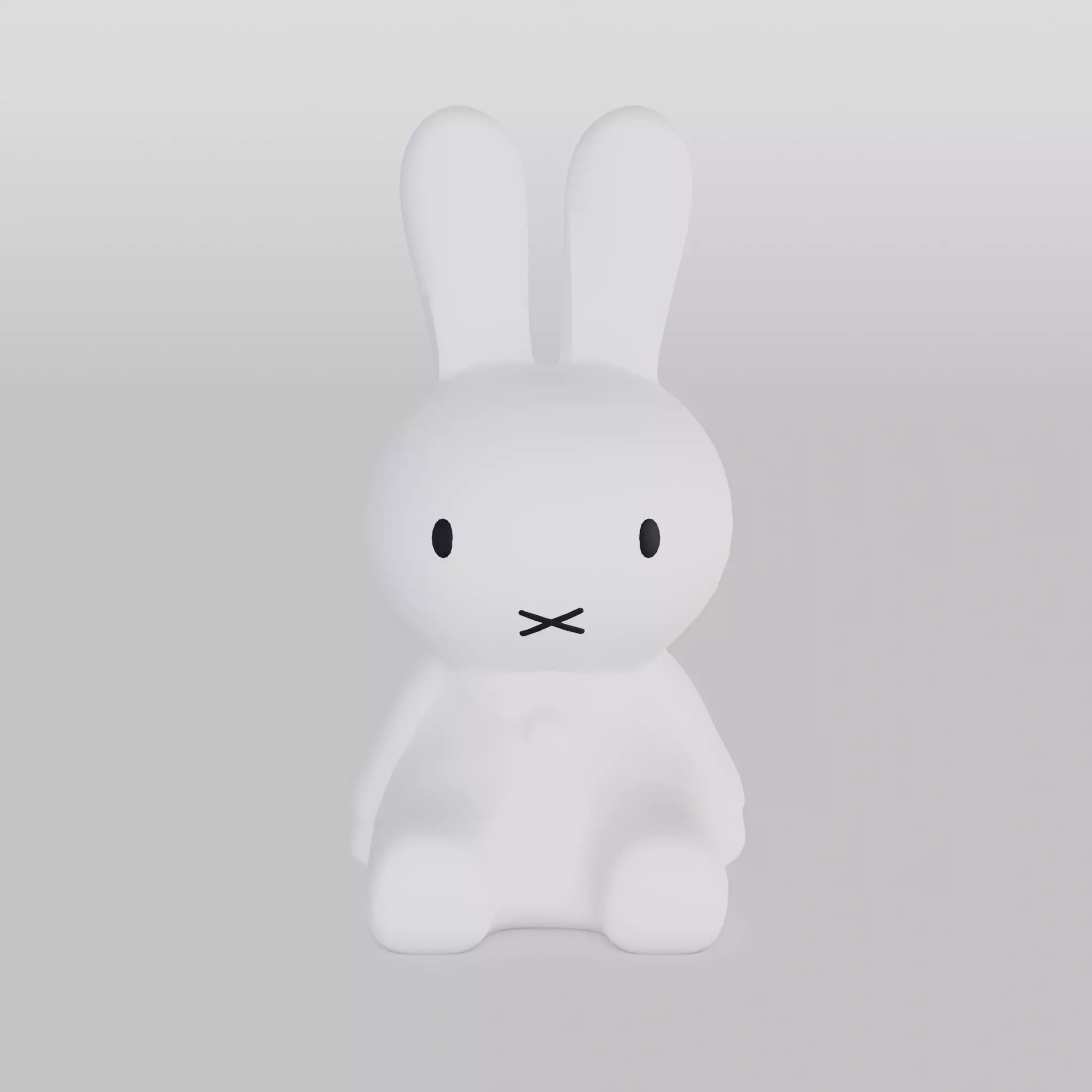 Miffy First Light Lamp Low-poly 3D model_0