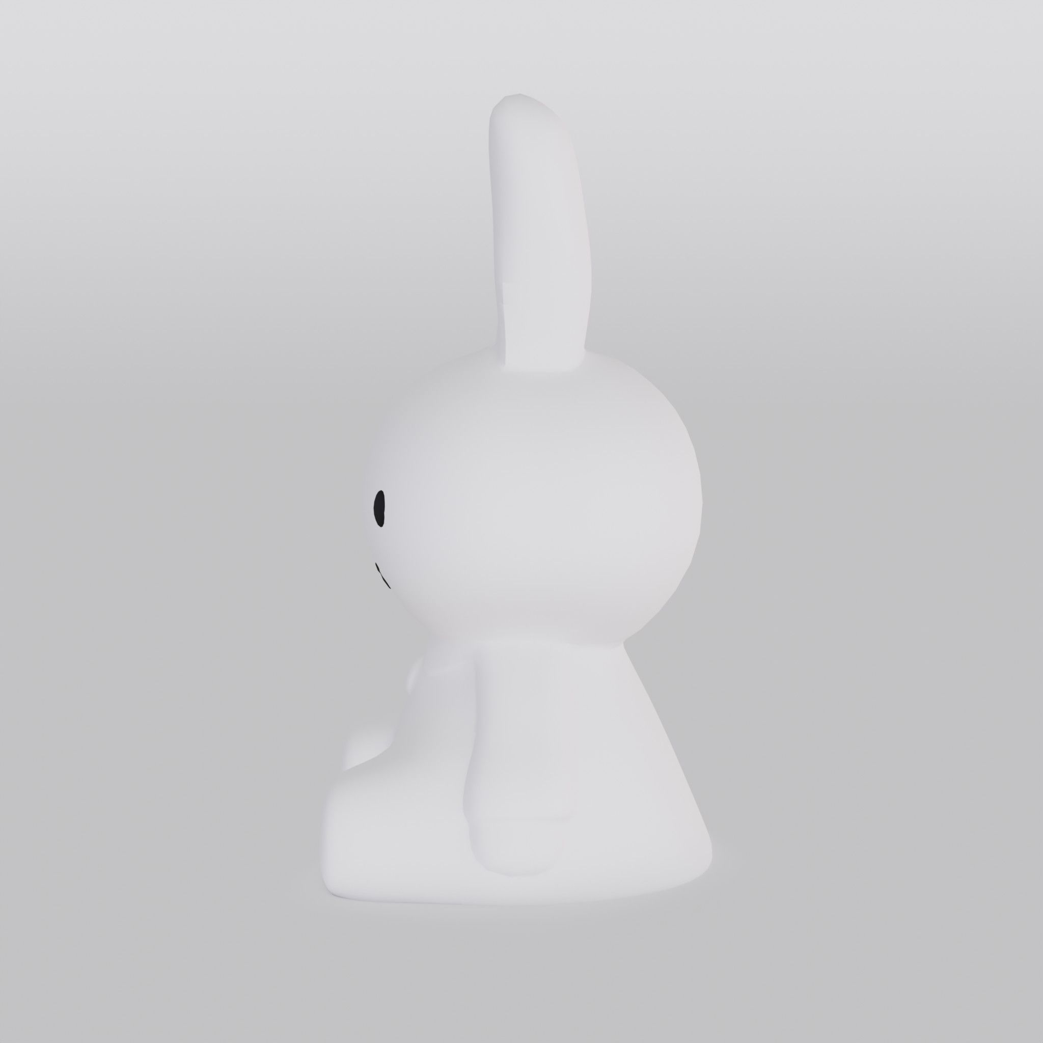 Miffy First Light Lamp Low-poly 3D model_3