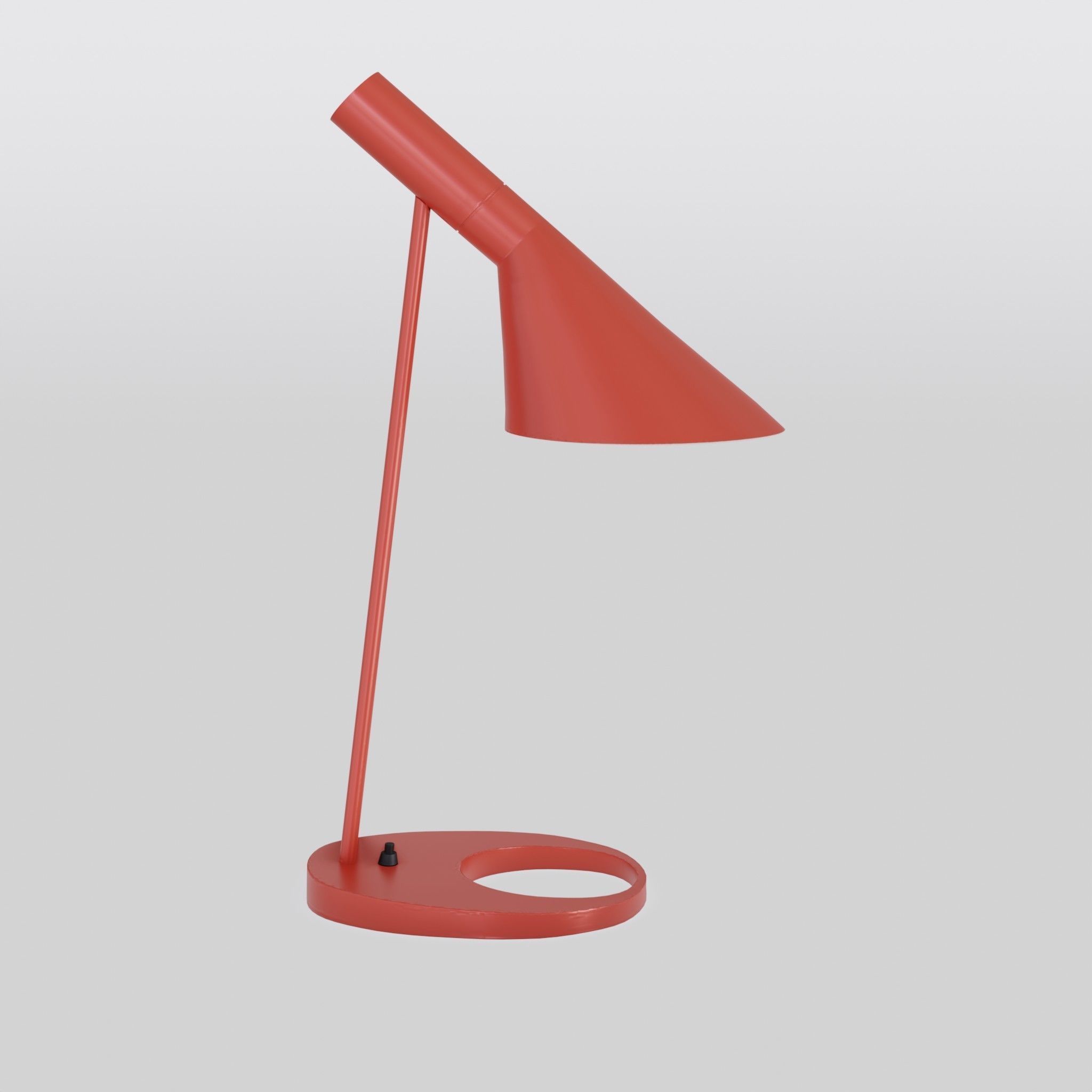 14 AJ Mini Table Lamp Low-poly 3D model_1