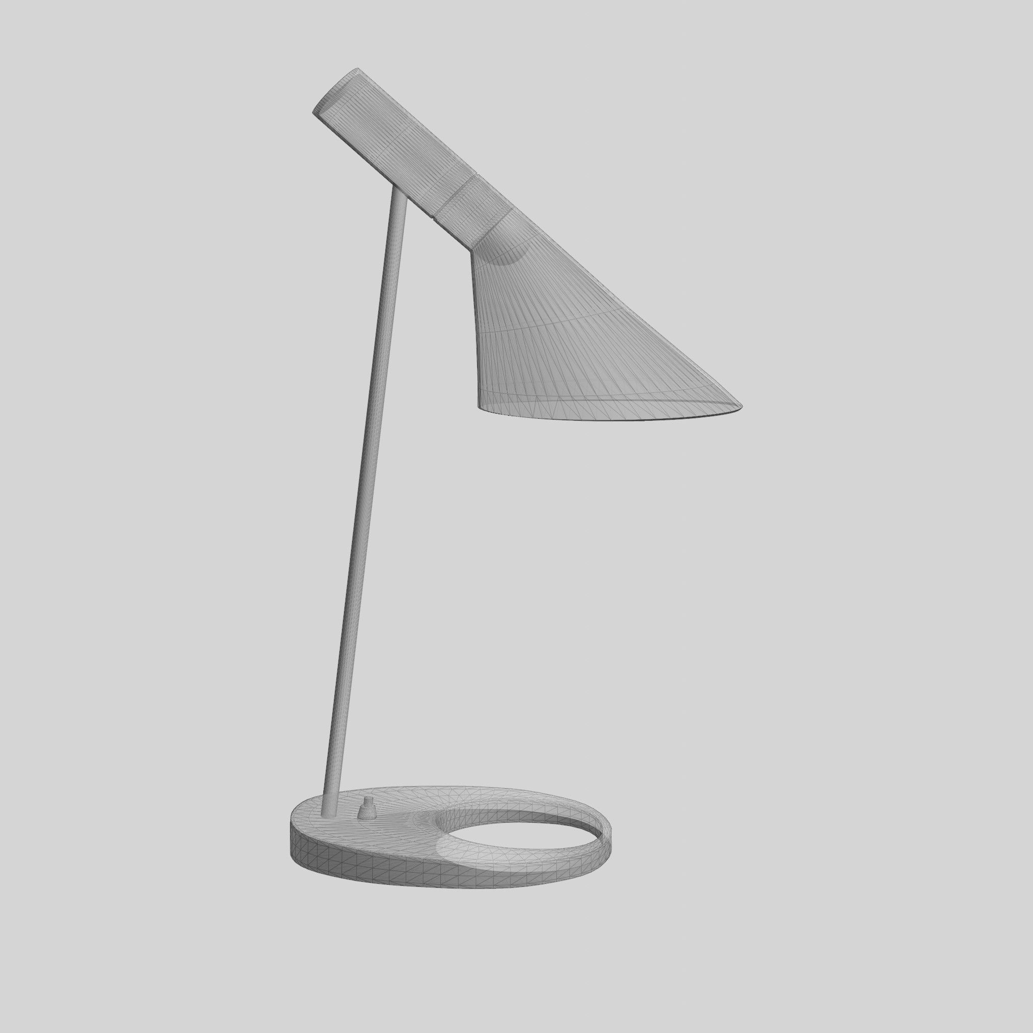 14 AJ Mini Table Lamp Low-poly 3D model_5