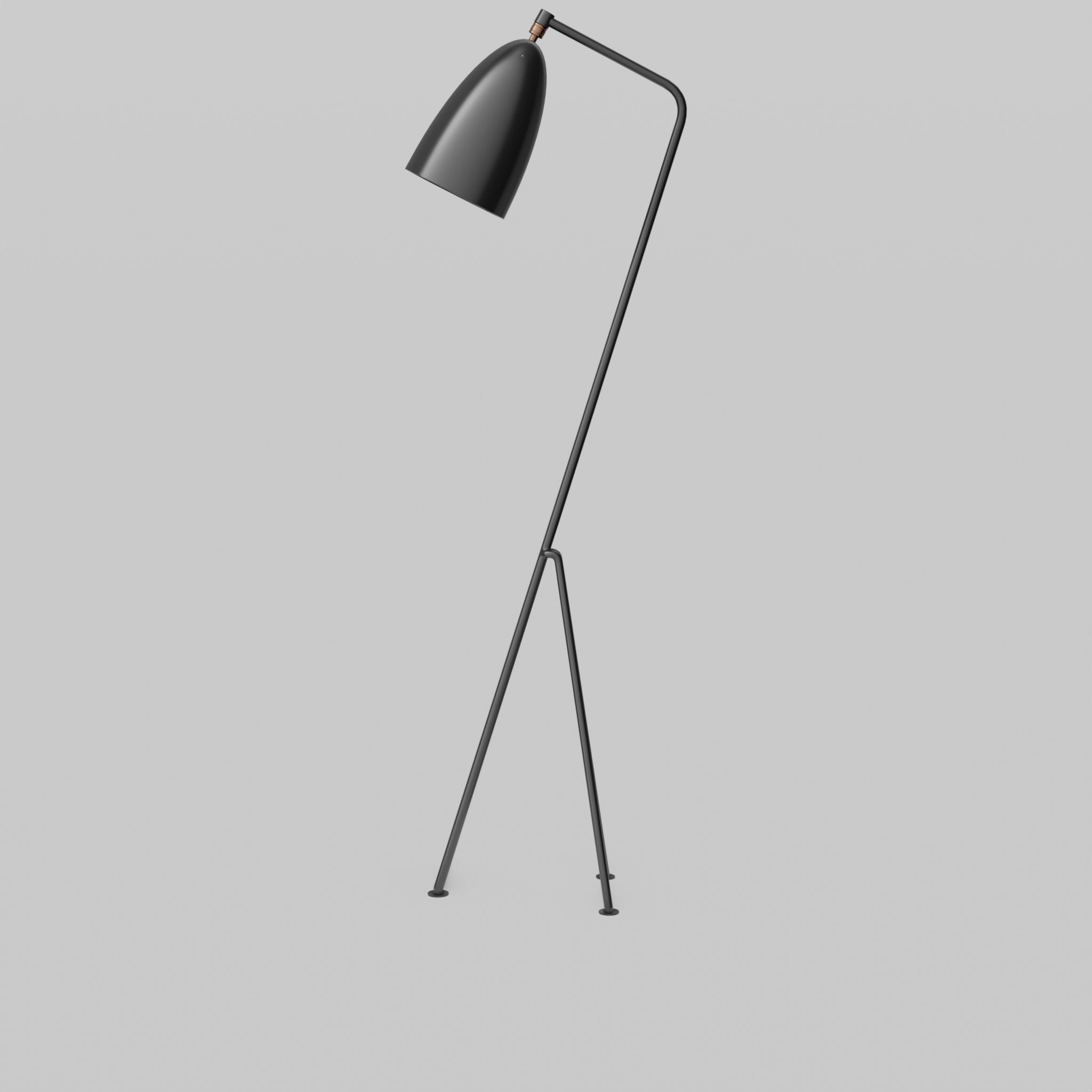 Grasshoppa Floor Lamp Low-poly 3D model_3