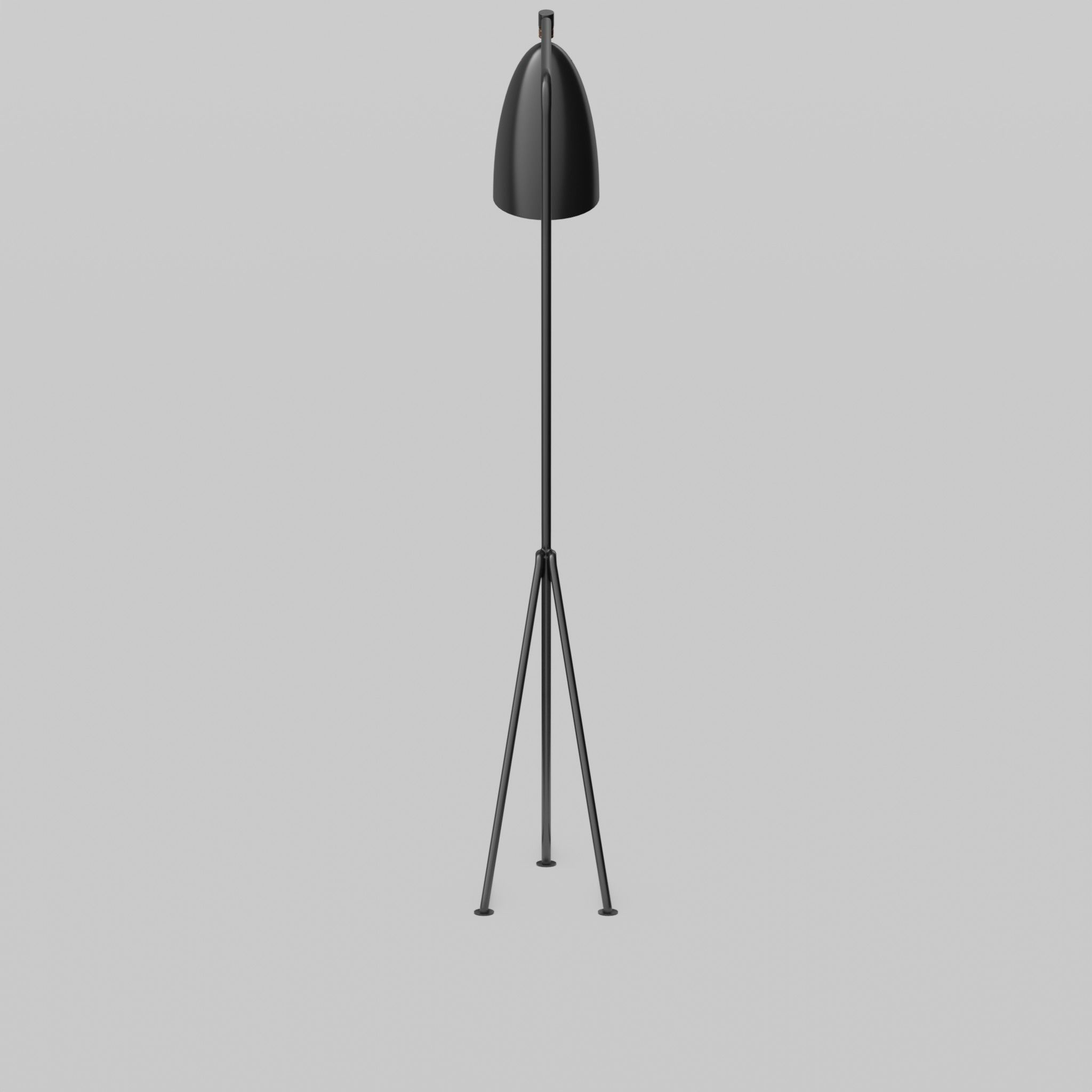 Grasshoppa Floor Lamp Low-poly 3D model_2