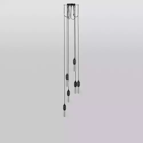 Hooked Nude Lamp Low-poly 3D model