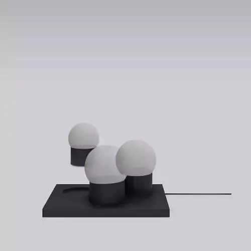 June Lamp Low-poly 3D model