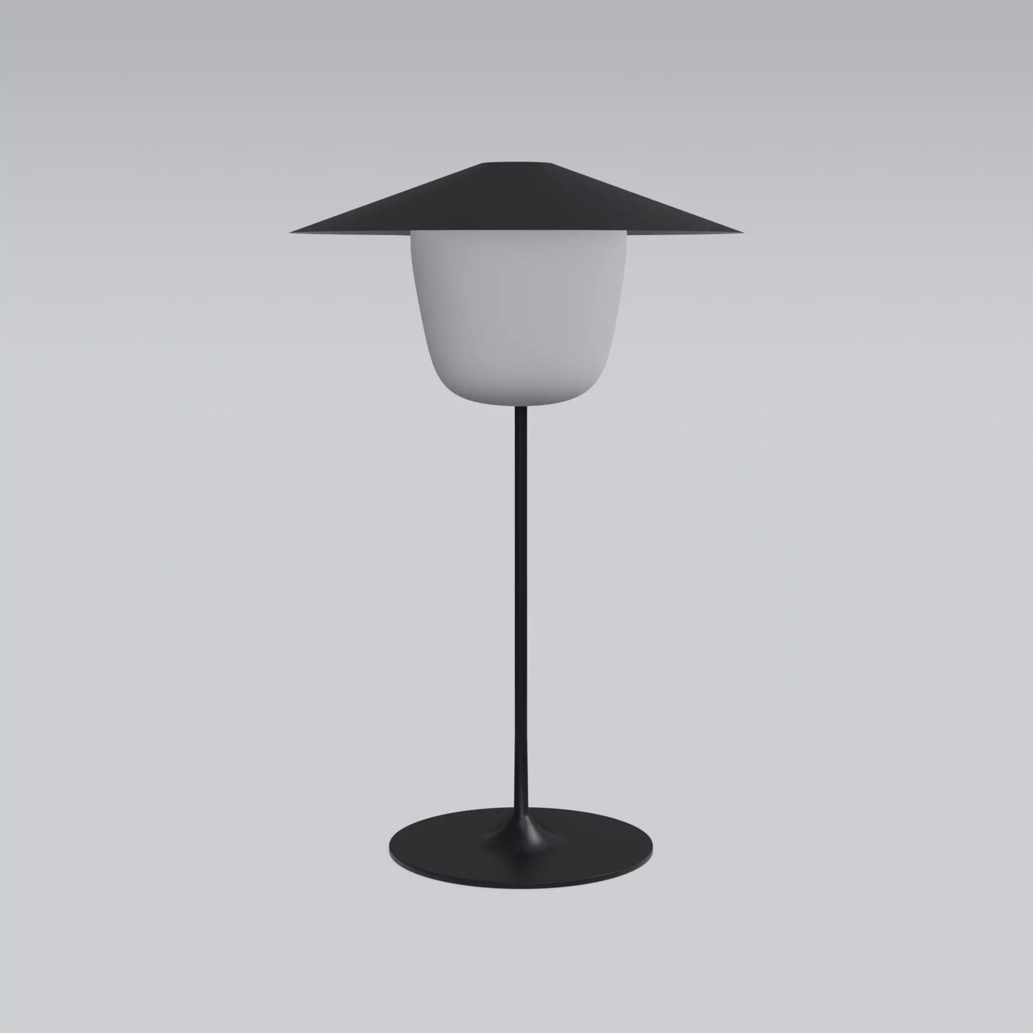 Mobile LED Lamp Low-poly 3D model_0