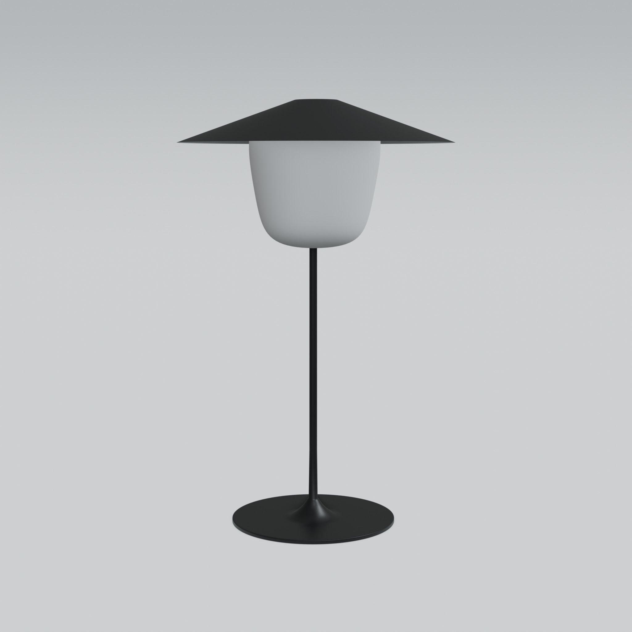 Mobile LED Lamp Low-poly 3D model_3