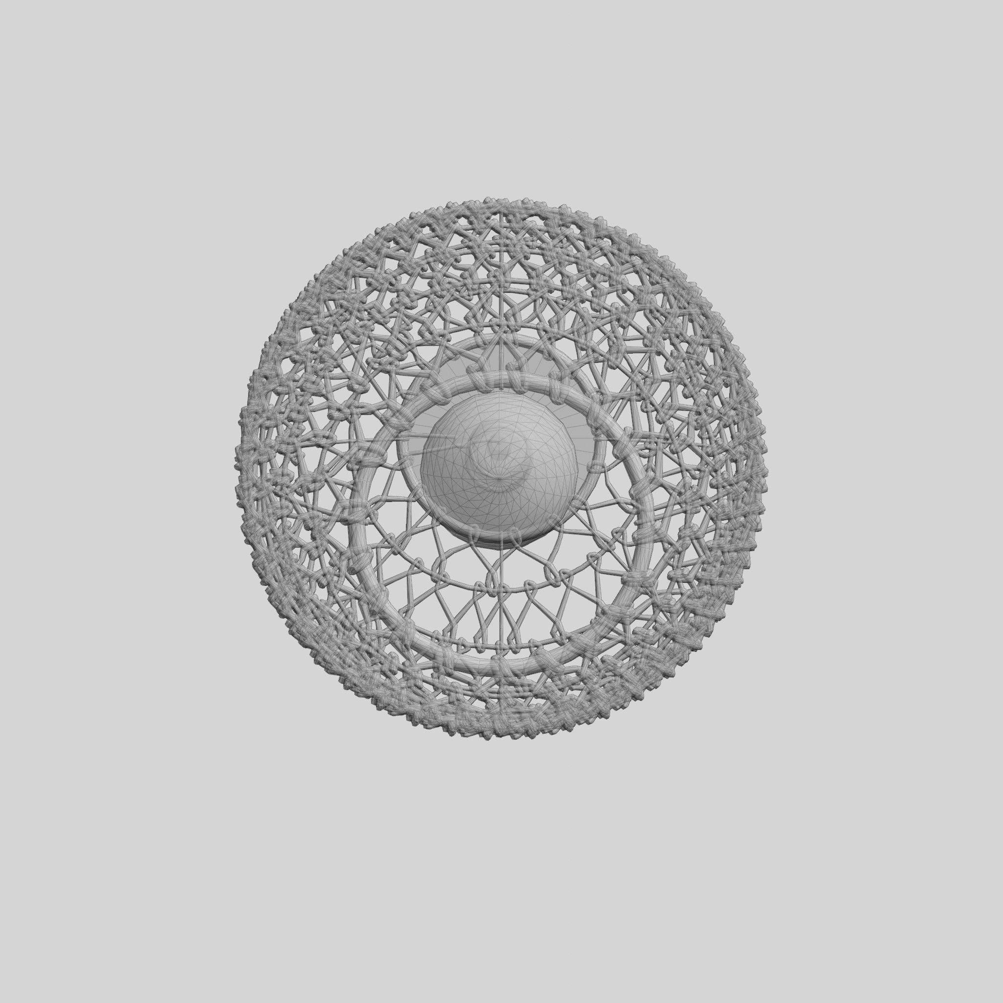 Buster Table Lamp Low-poly 3D model_9