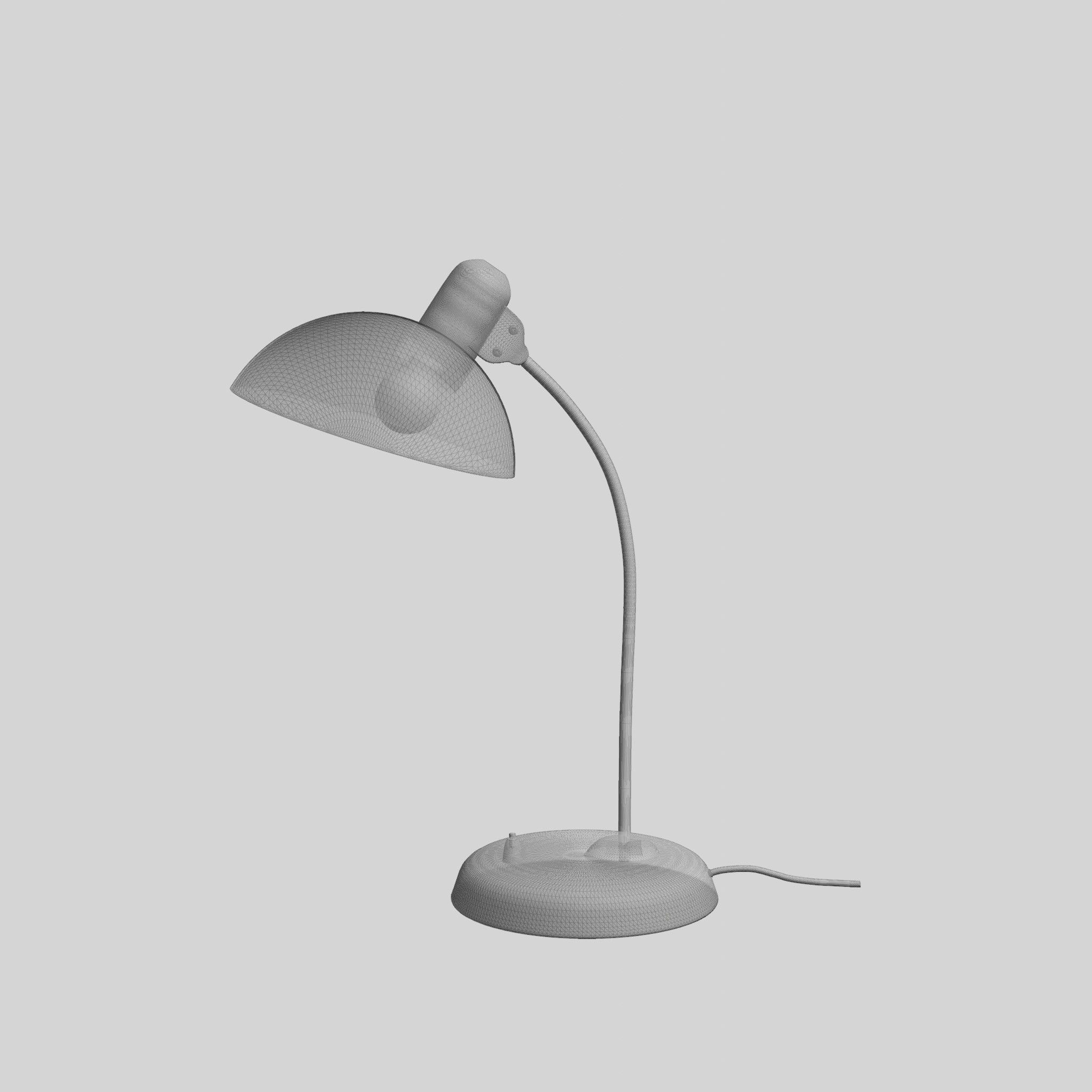 Fritz Hansen Kaiser Lamp Low-poly 3D model_6