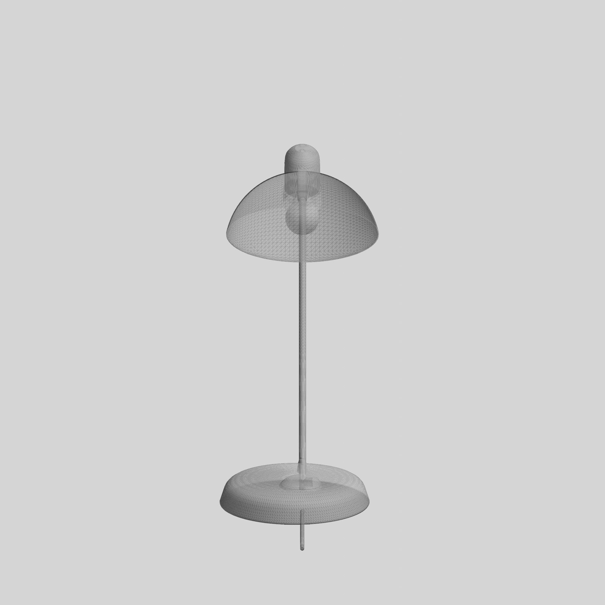 Fritz Hansen Kaiser Lamp Low-poly 3D model_8