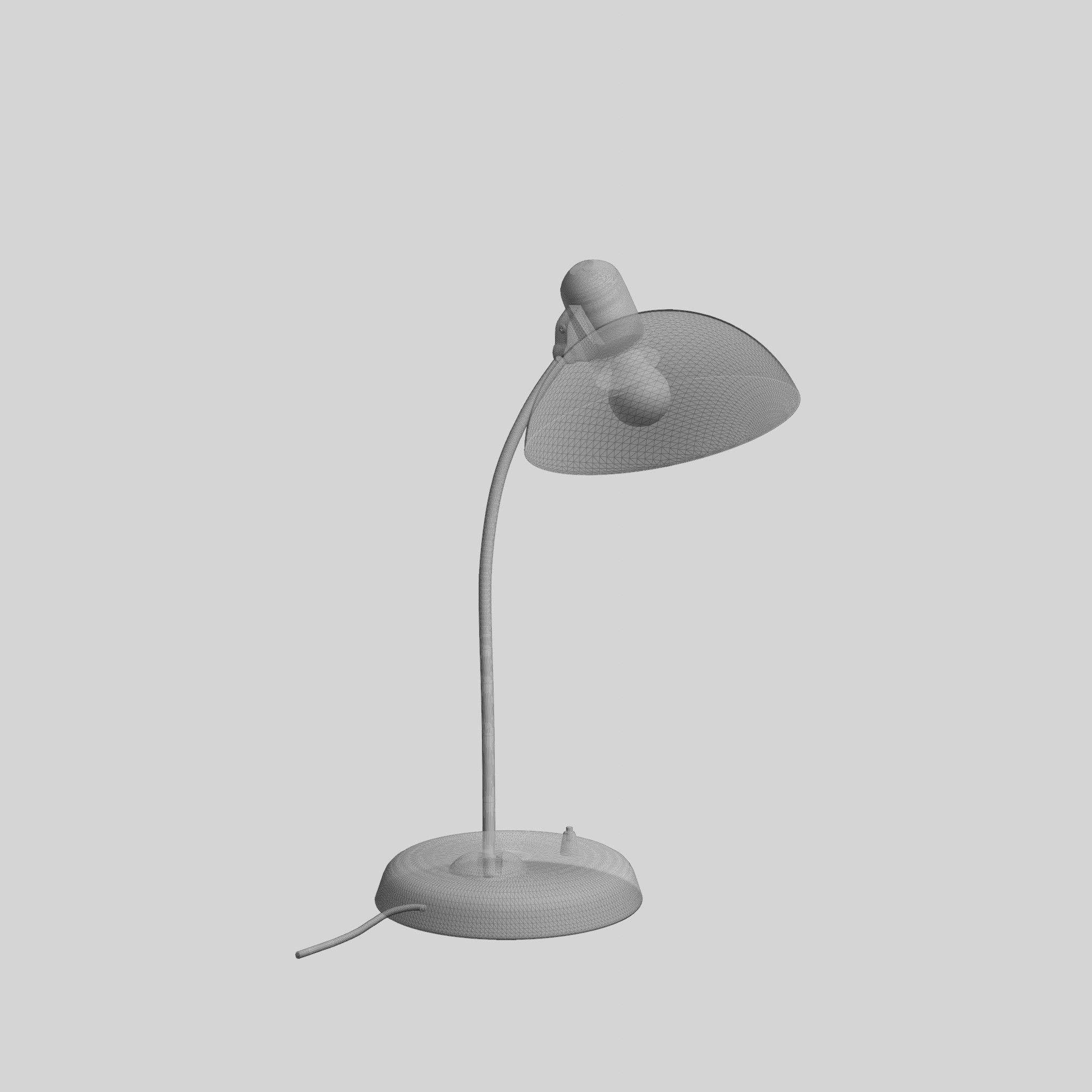 Fritz Hansen Kaiser Lamp Low-poly 3D model_7