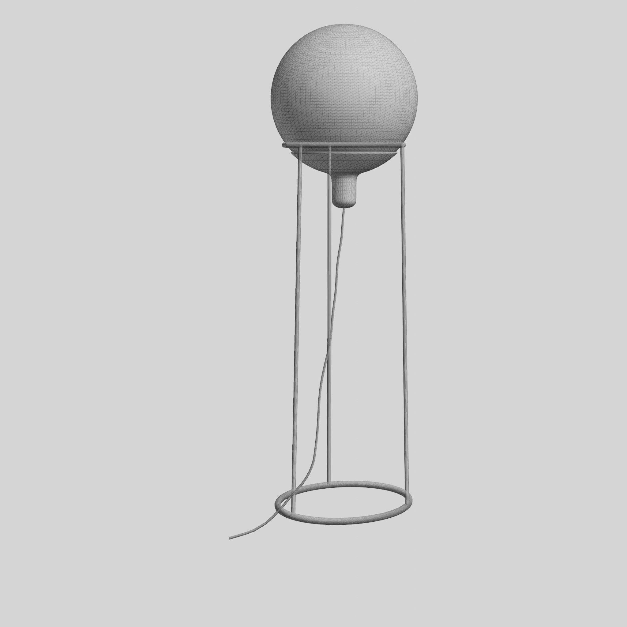 Bsweden Dolly Floor Lamp Low-poly 3D model_6