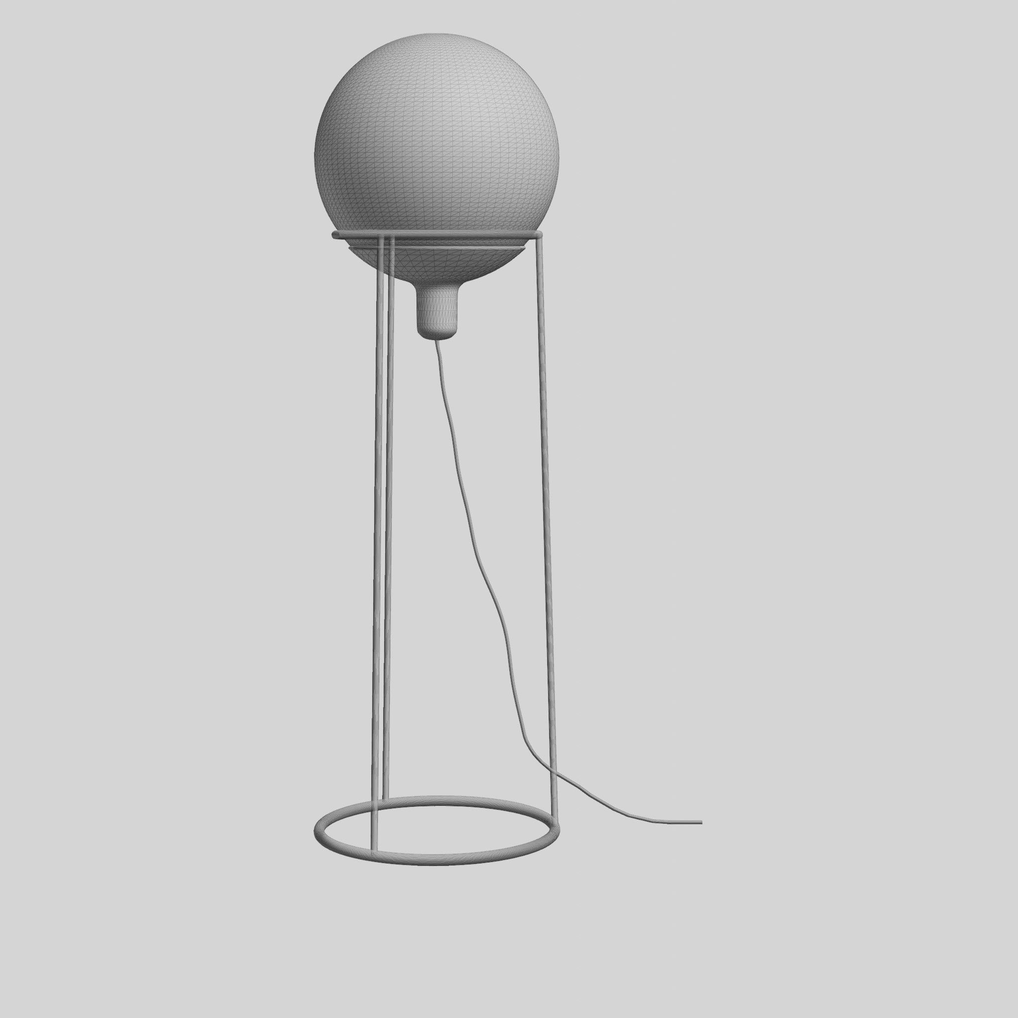 Bsweden Dolly Floor Lamp Low-poly 3D model_8