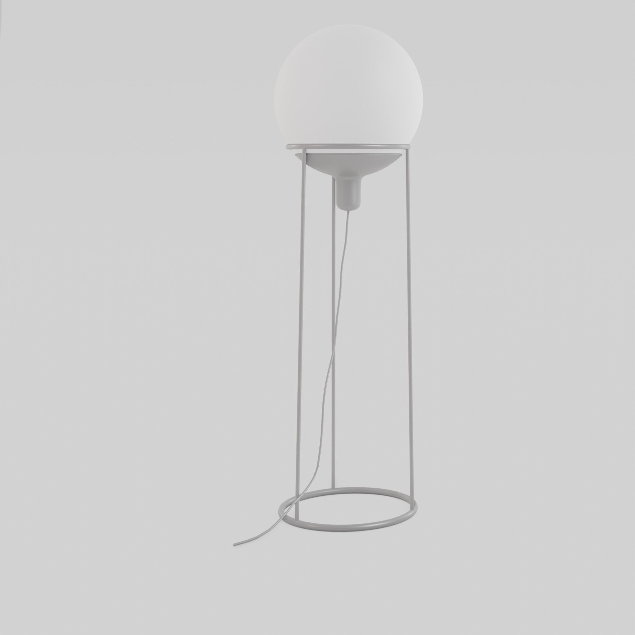 Bsweden Dolly Floor Lamp Low-poly 3D model_1