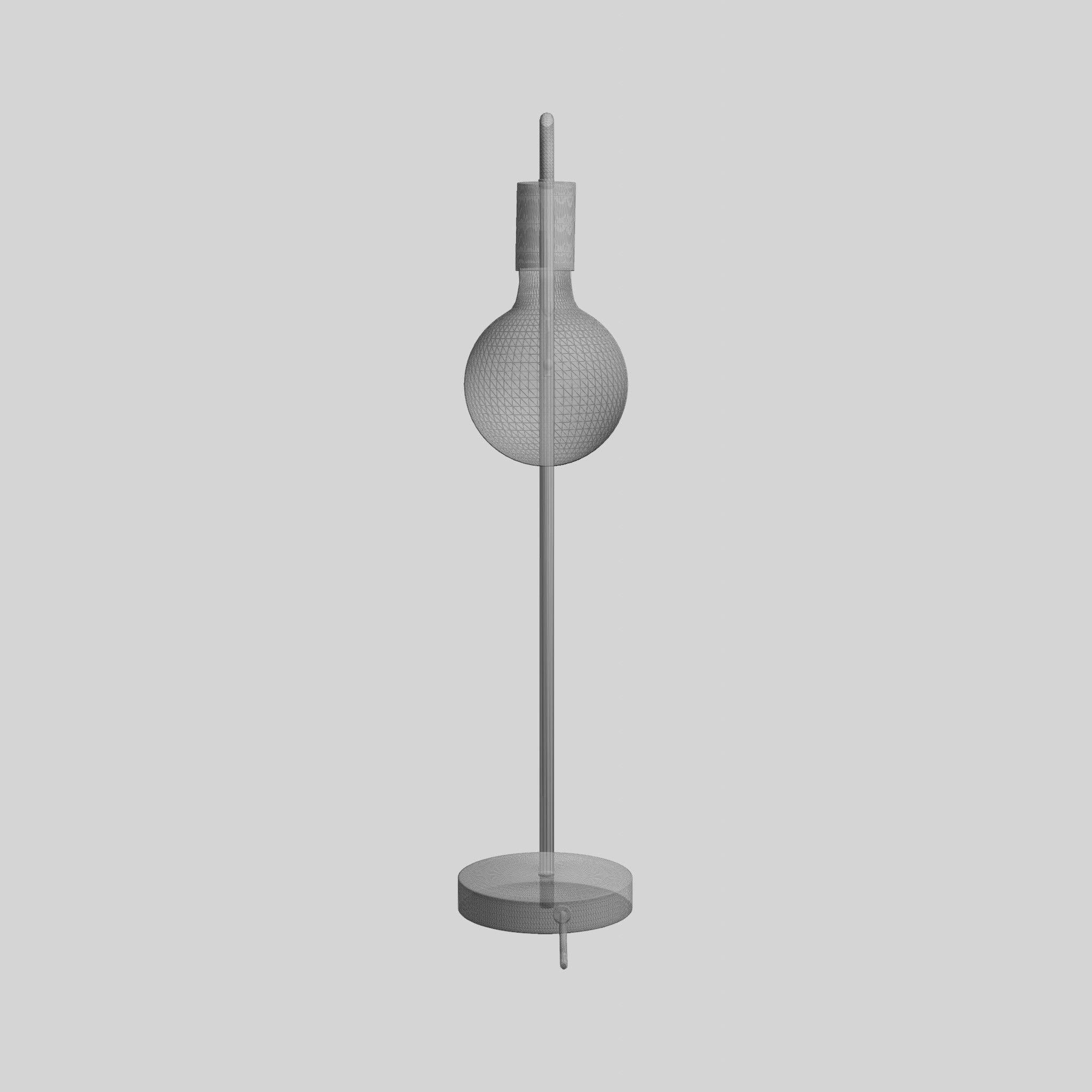 Cool Table Lamp Low-poly 3D model_7