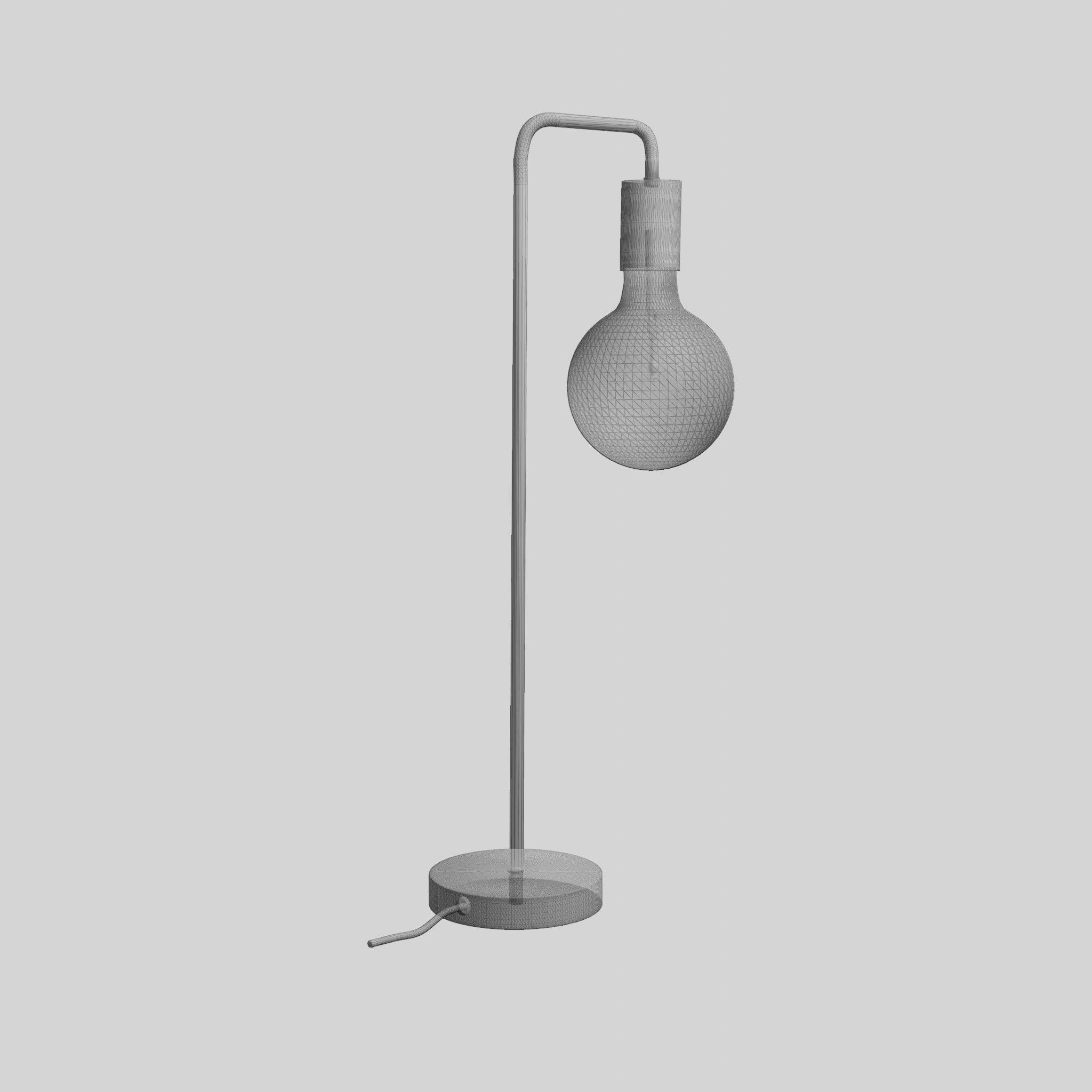 Cool Table Lamp Low-poly 3D model_6