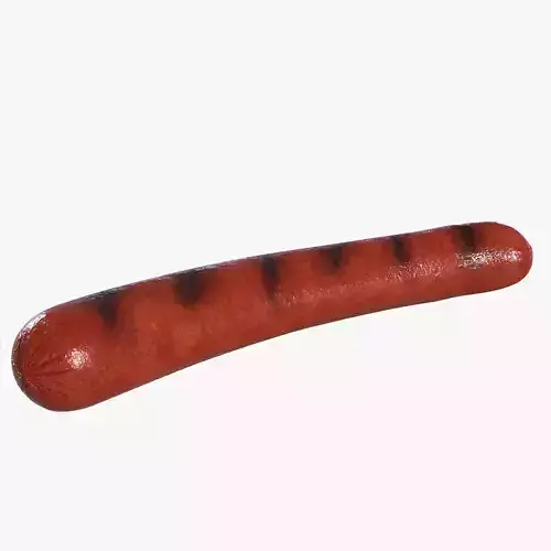 Sausage Low-poly 3D model