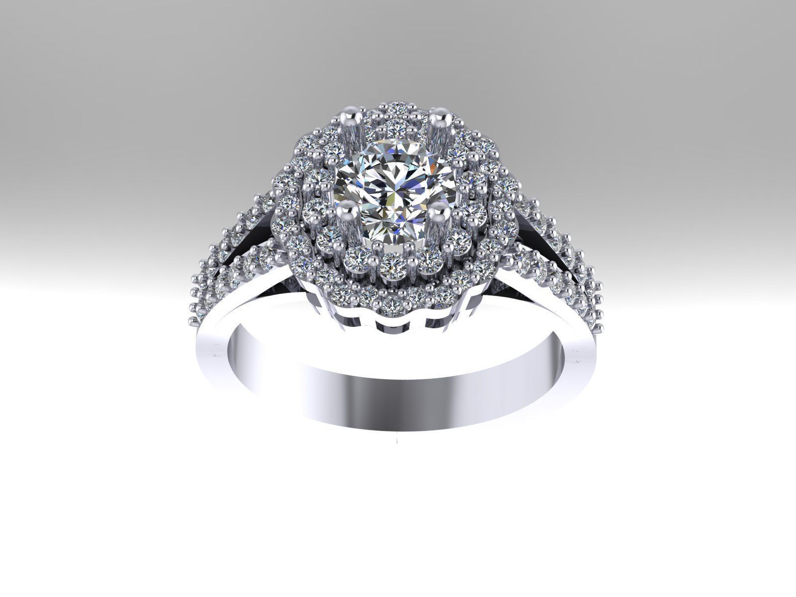 Diamond Ring 230 3D print model_1