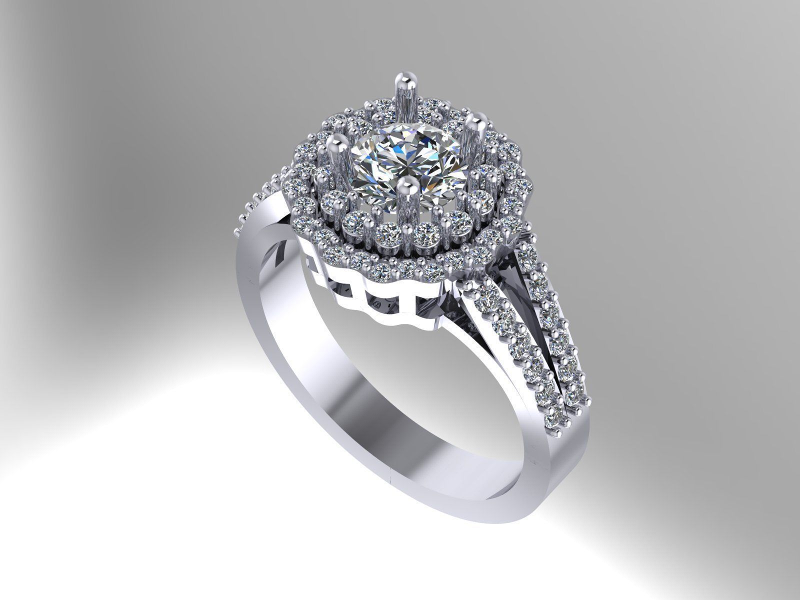 Diamond Ring 230 3D print model_2