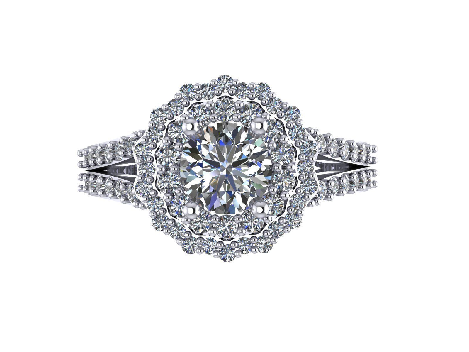 Diamond Ring 230 3D print model_3