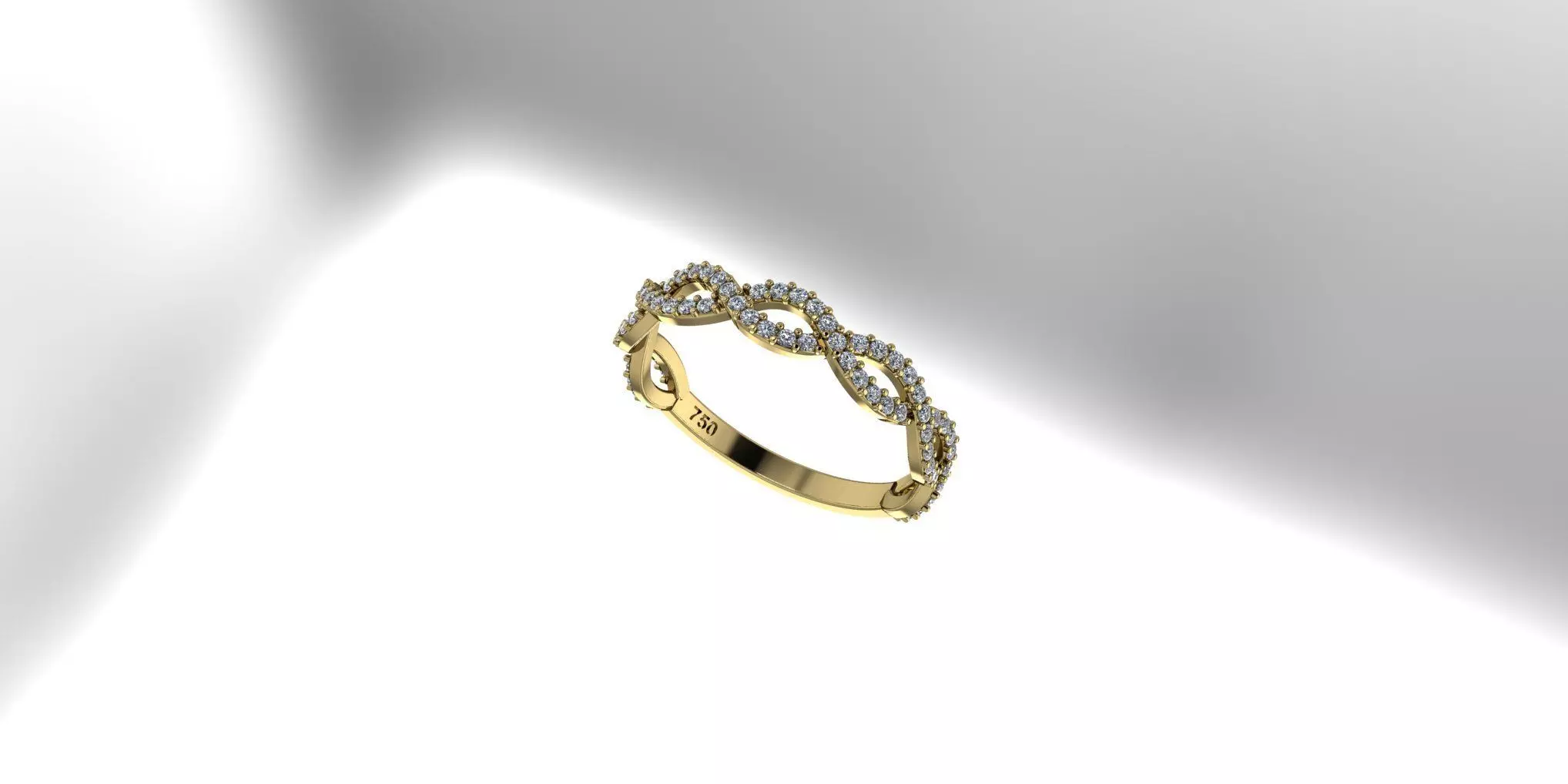 Braided Ring 3D print model_0