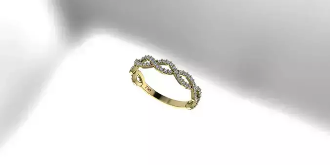 Braided Ring 3D print model