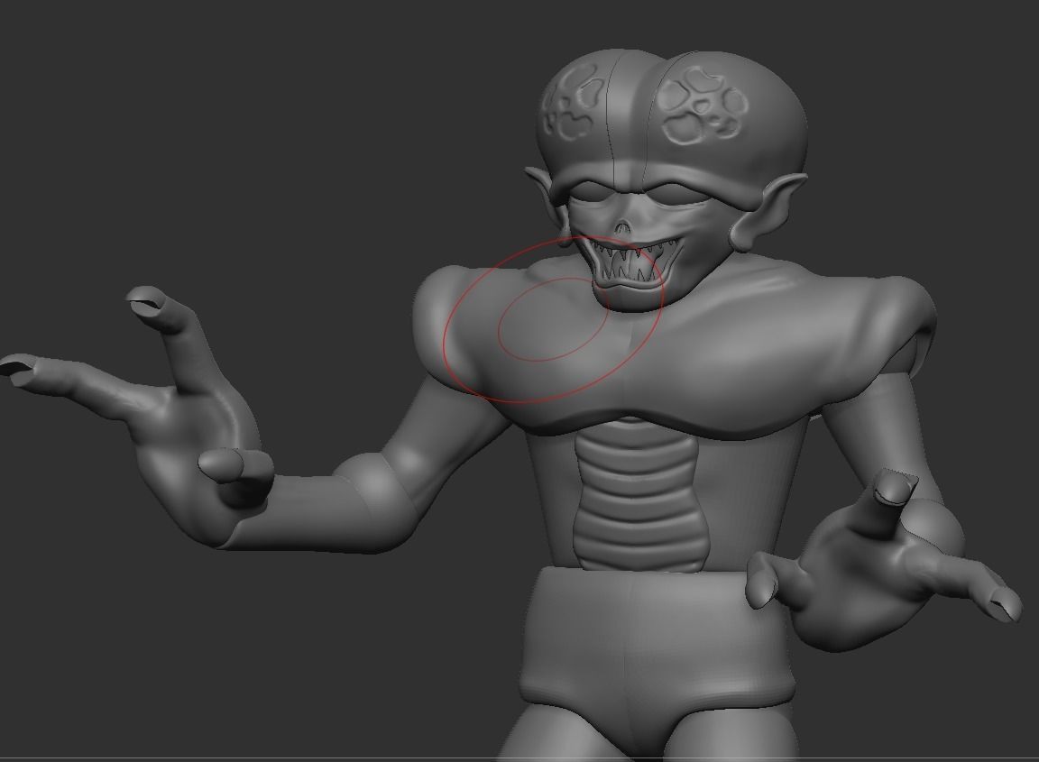 yokai ningen bem human style 3D print model_1