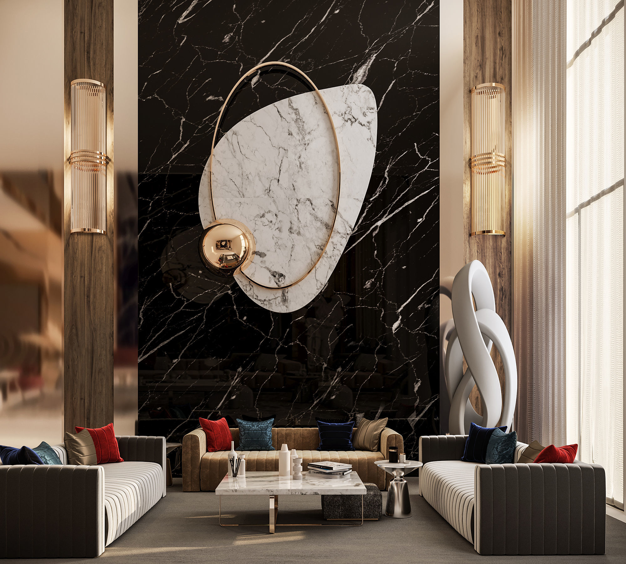 Living Room 3D model_1