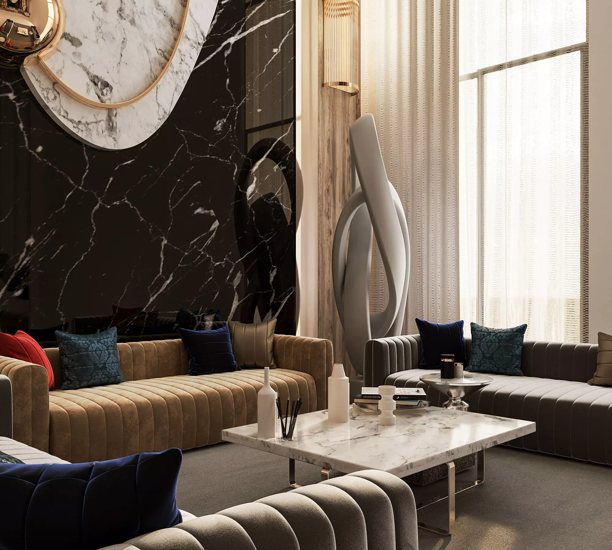 Living Room 3D model_0