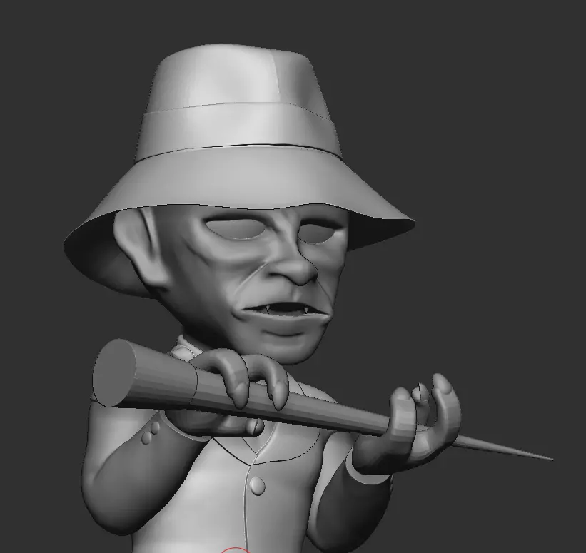 yokai ningen bem monster style SD figure 3D print model