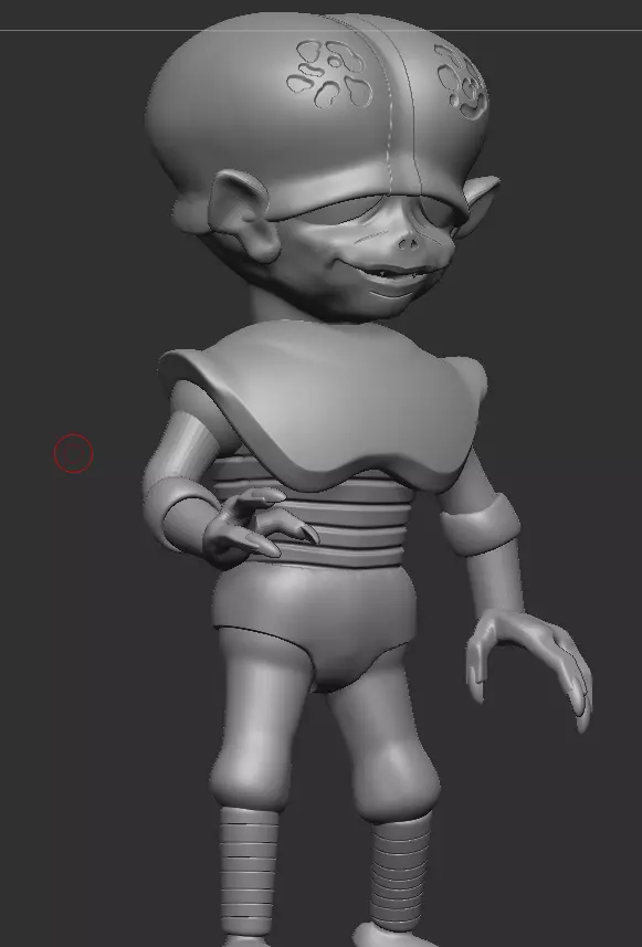 60th japan  anime bero monster style figure 3D print model_0