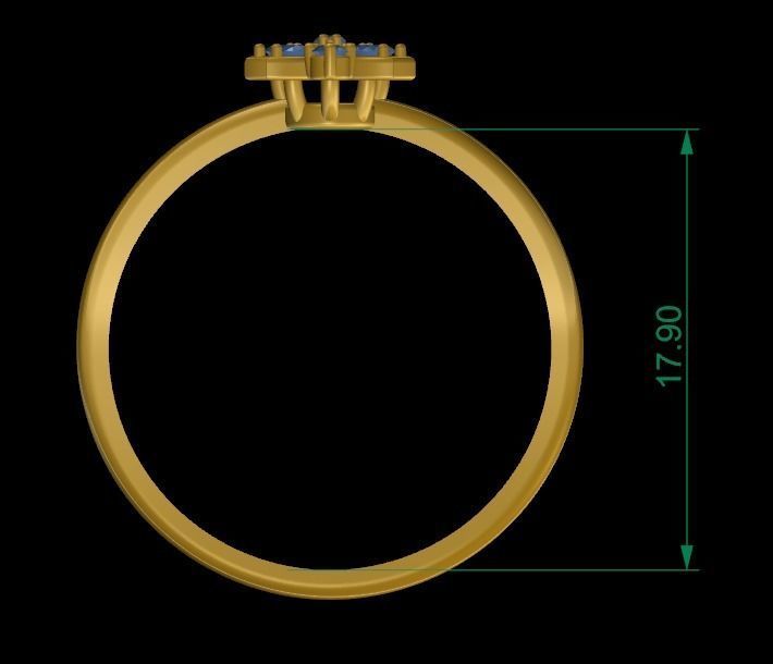 Shine Ring 3D print model_7