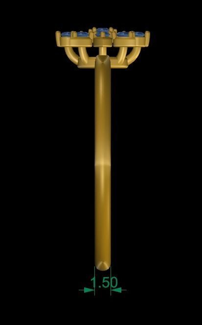 Shine Ring 3D print model_8