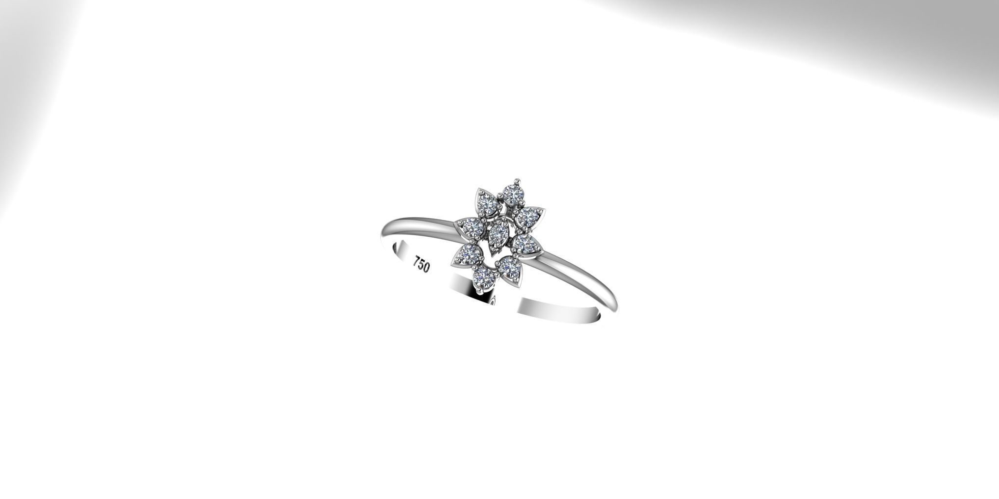 Shine Ring 3D print model_1