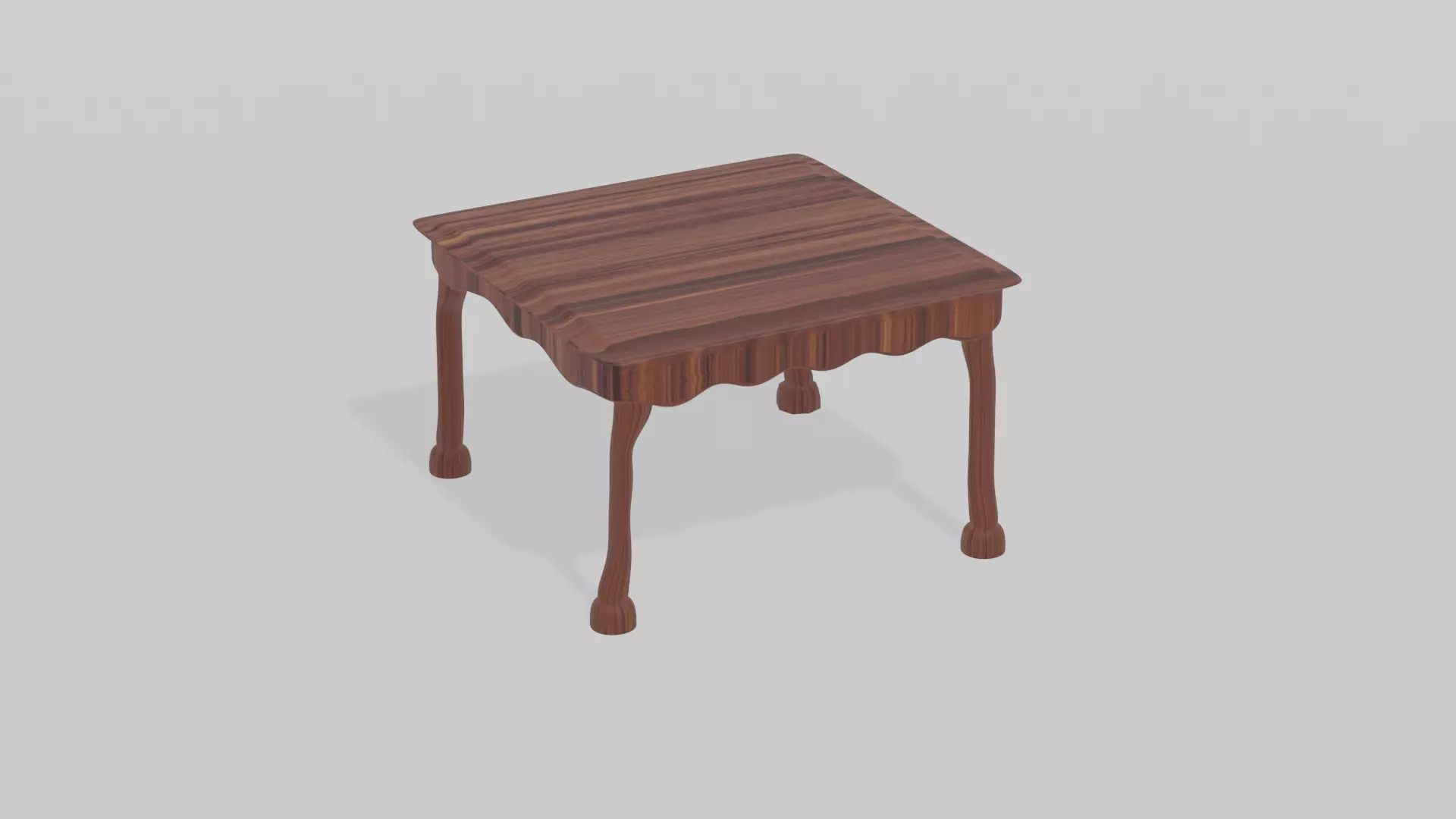 Wooden Table Free 3D model