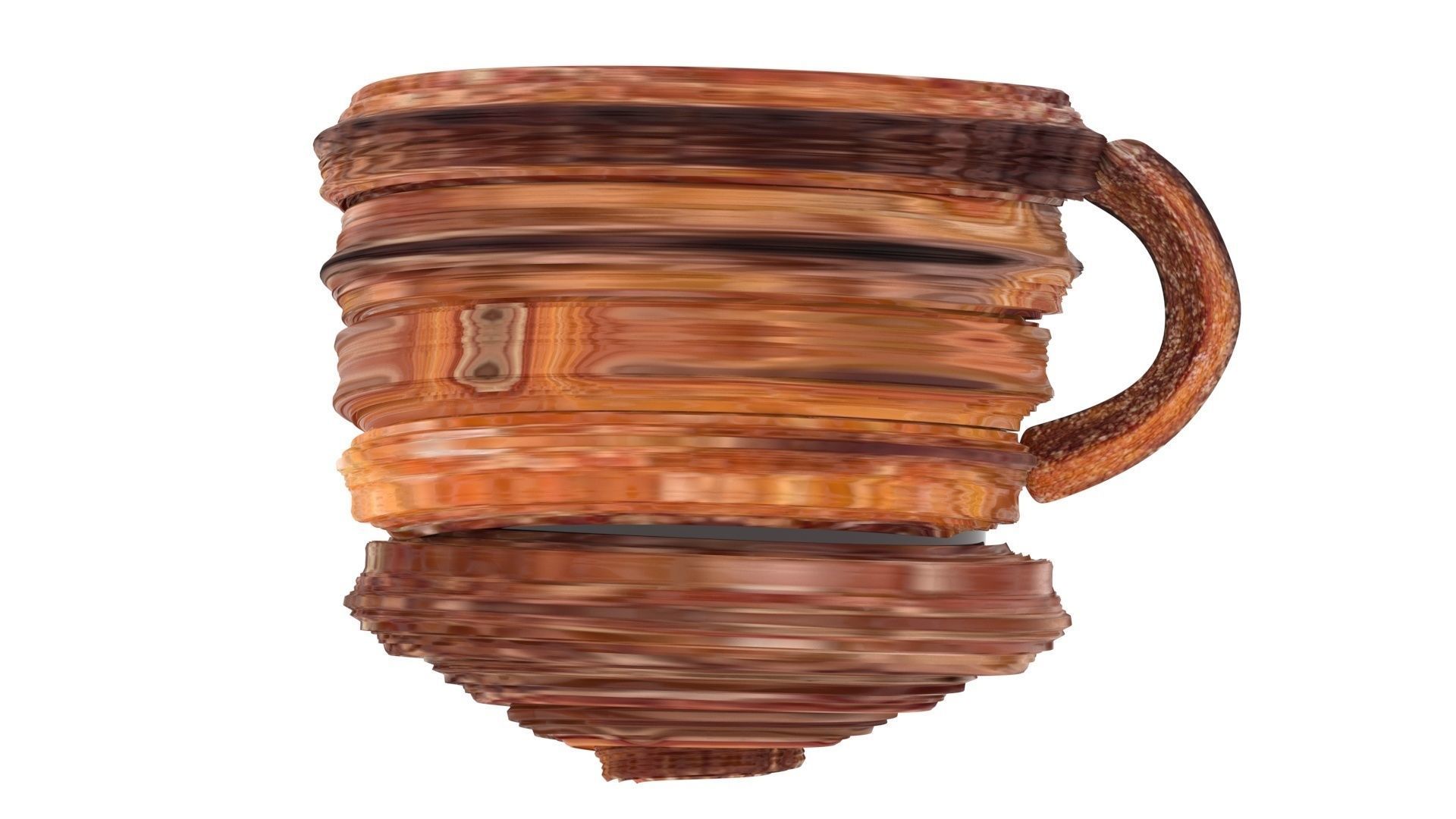 Hot Chocolate In Churro Mug 3D model_19