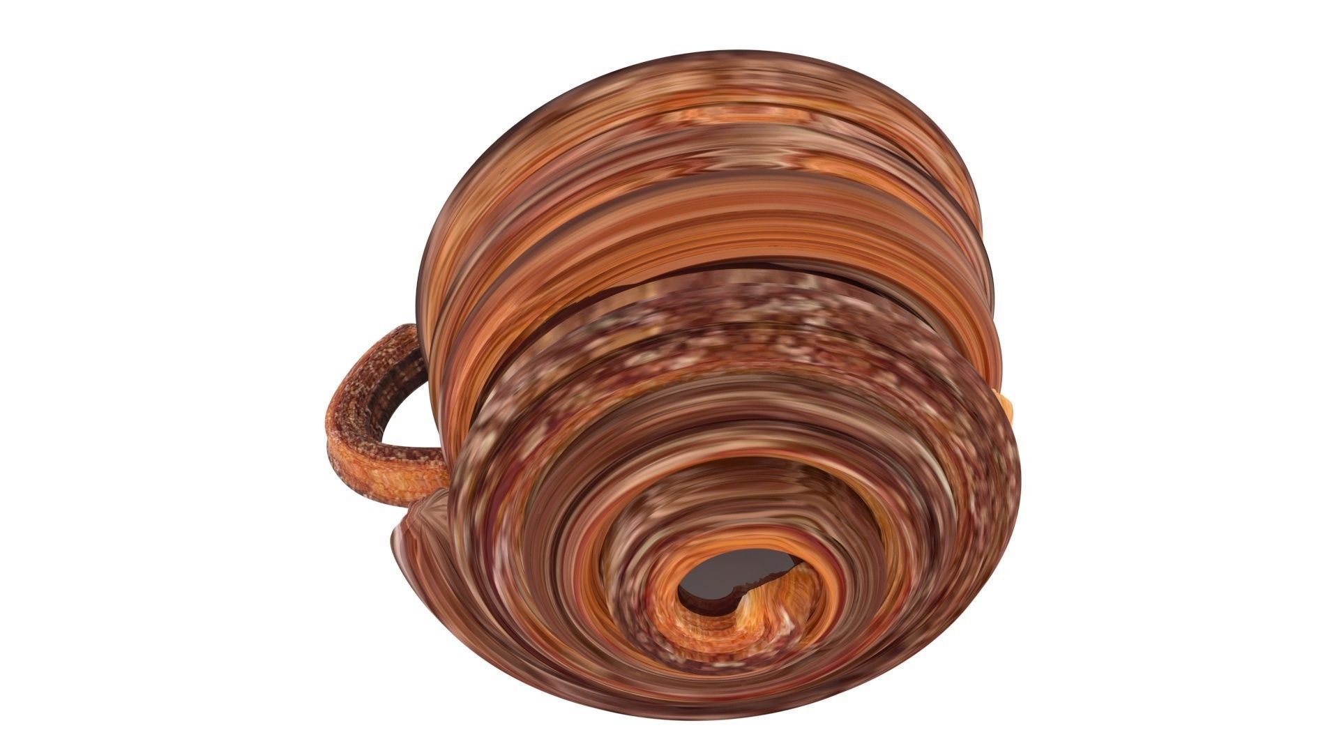 Hot Chocolate In Churro Mug 3D model_18