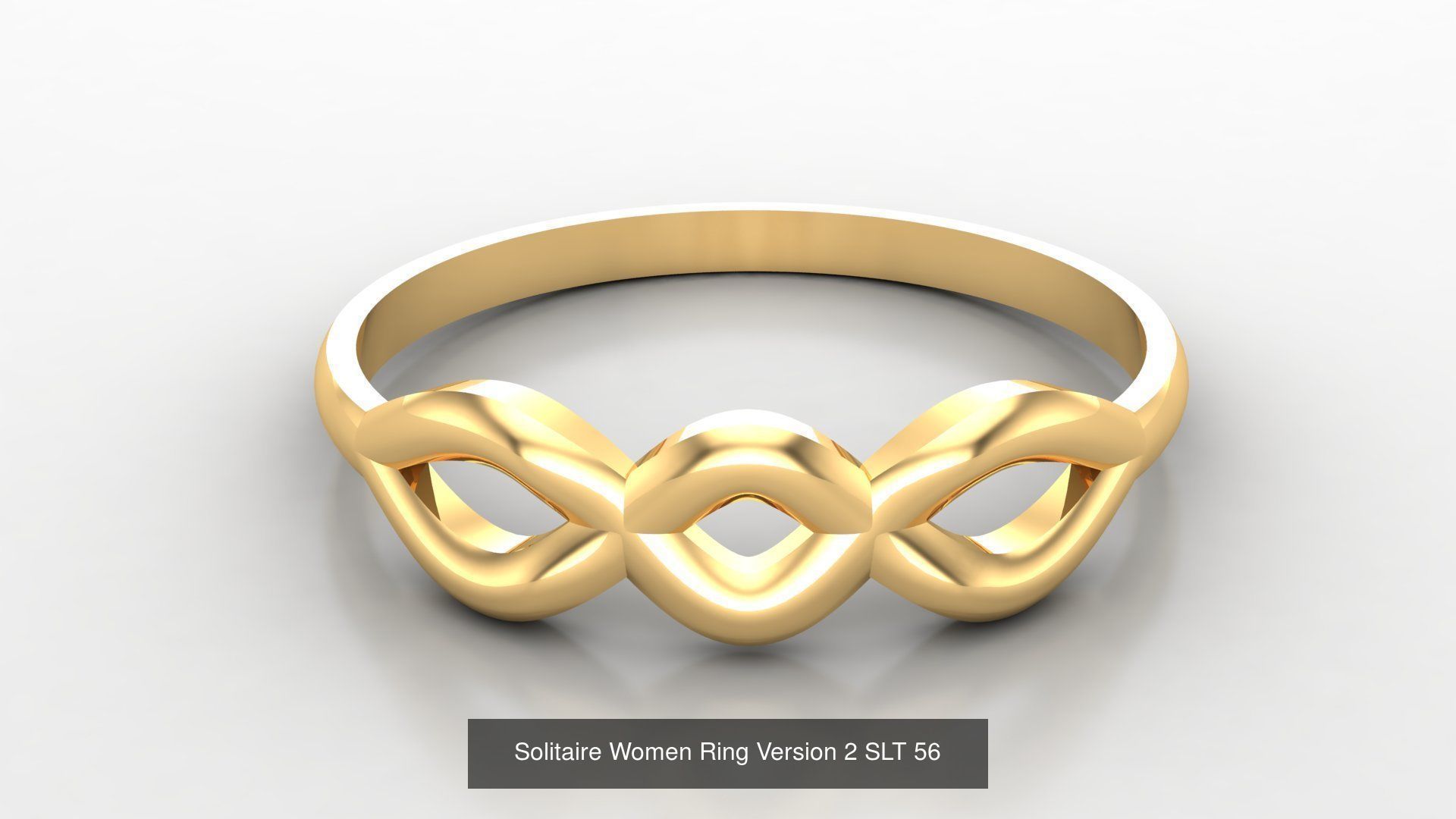 Bulk Sell 100 Solitaire Women Ring Version 2 3D Model Collection_60