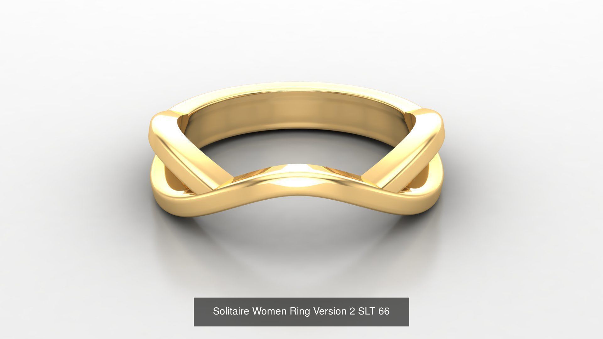 Bulk Sell 100 Solitaire Women Ring Version 2 3D Model Collection_49