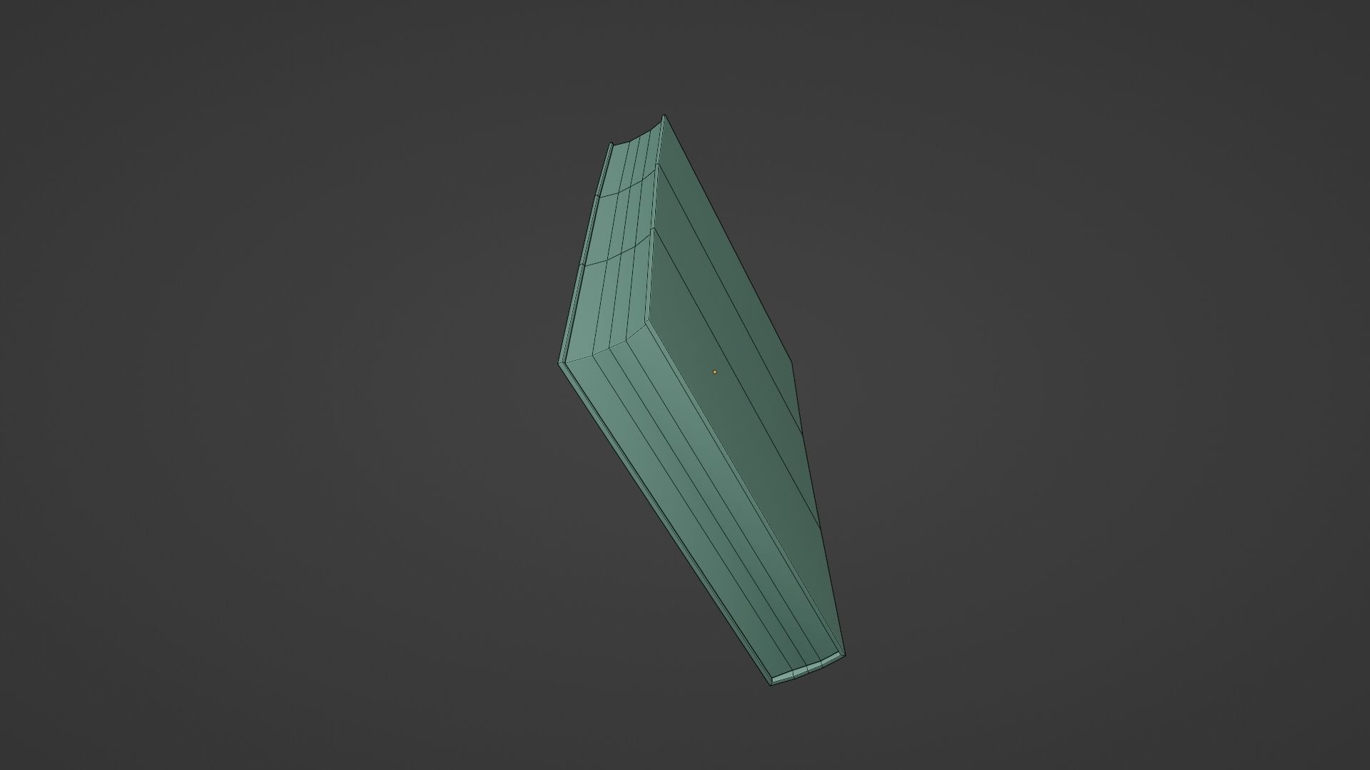 Bookset  24 books Low-poly 3D model_16