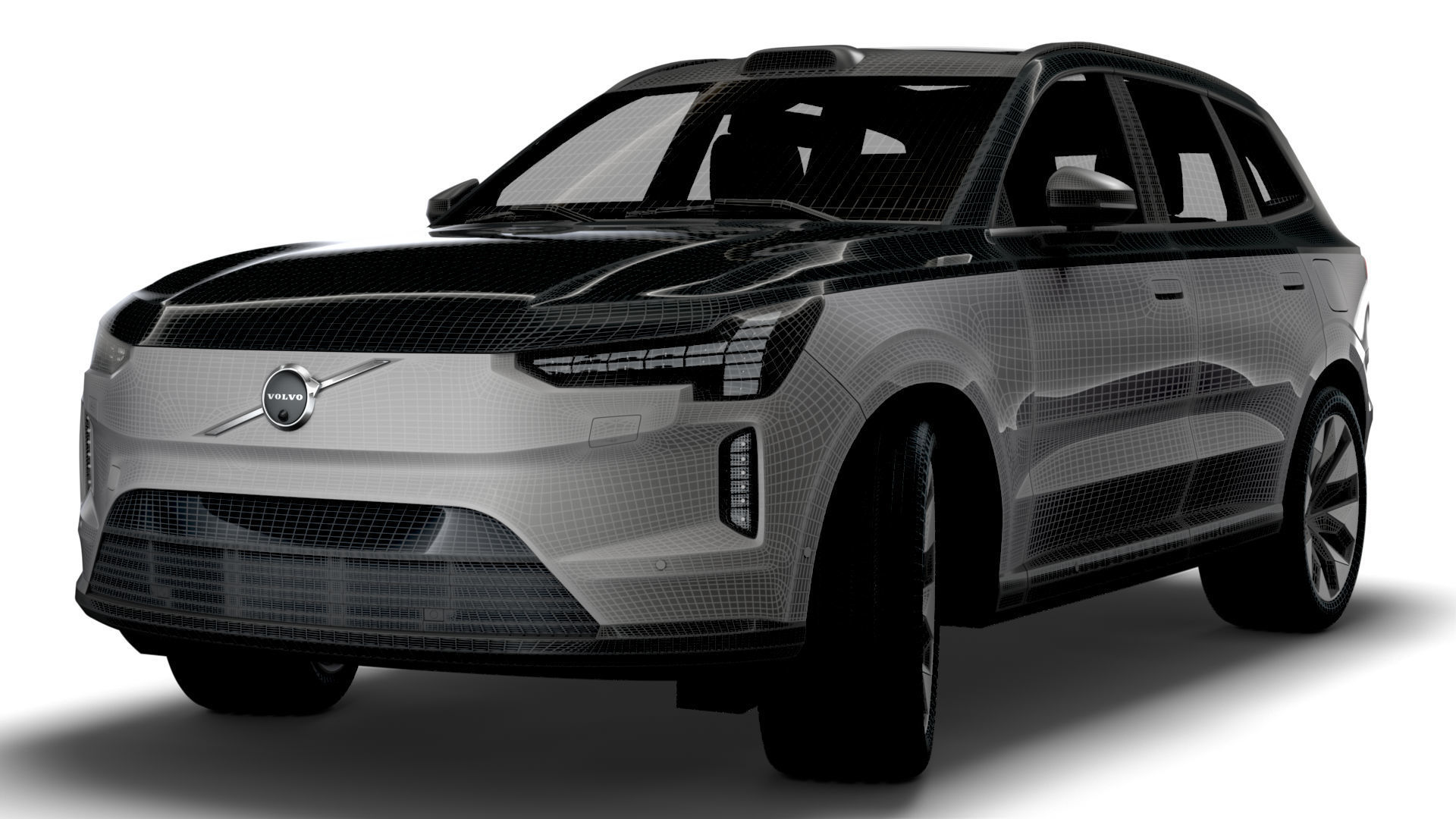 Volvo EX90 Excellence 2023 3D model_20