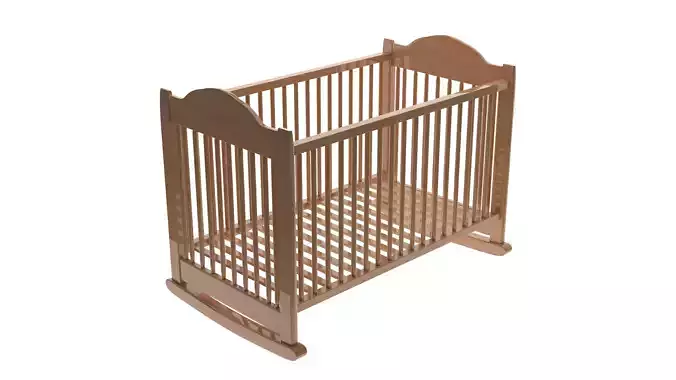 Crib Low-Poly