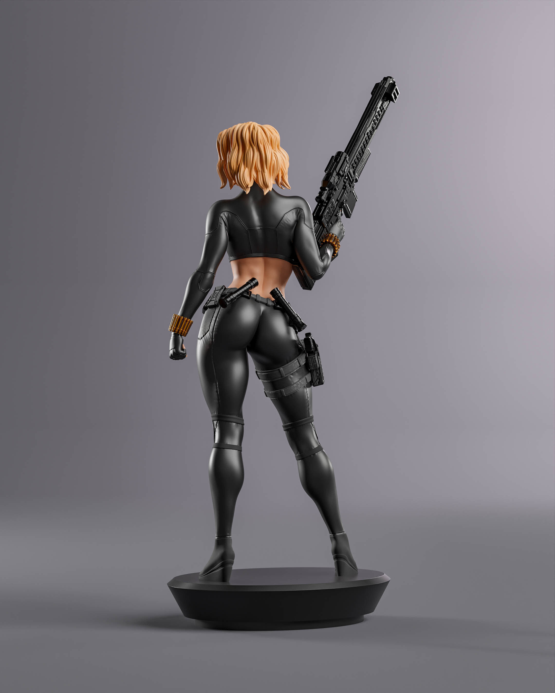 Black Widow Yelena Belova 3D print model_2