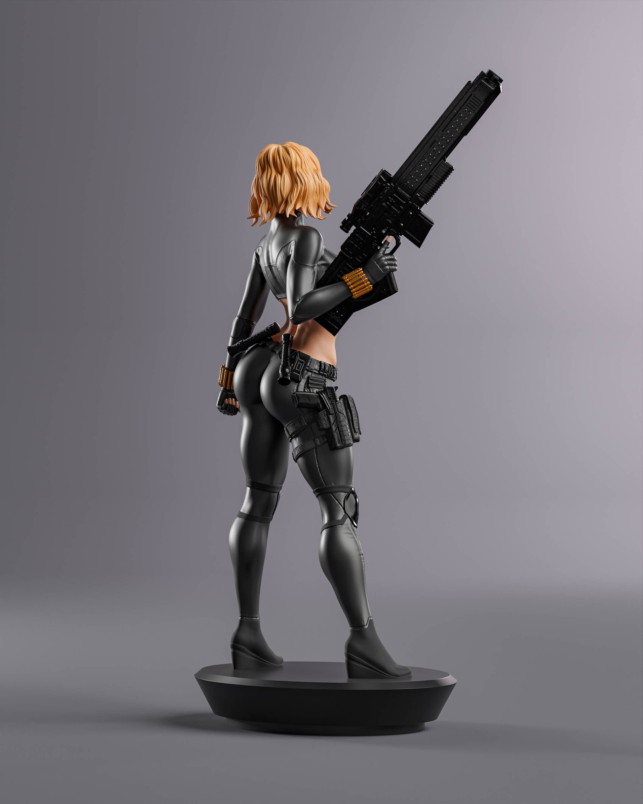 Black Widow Yelena Belova 3D print model_3
