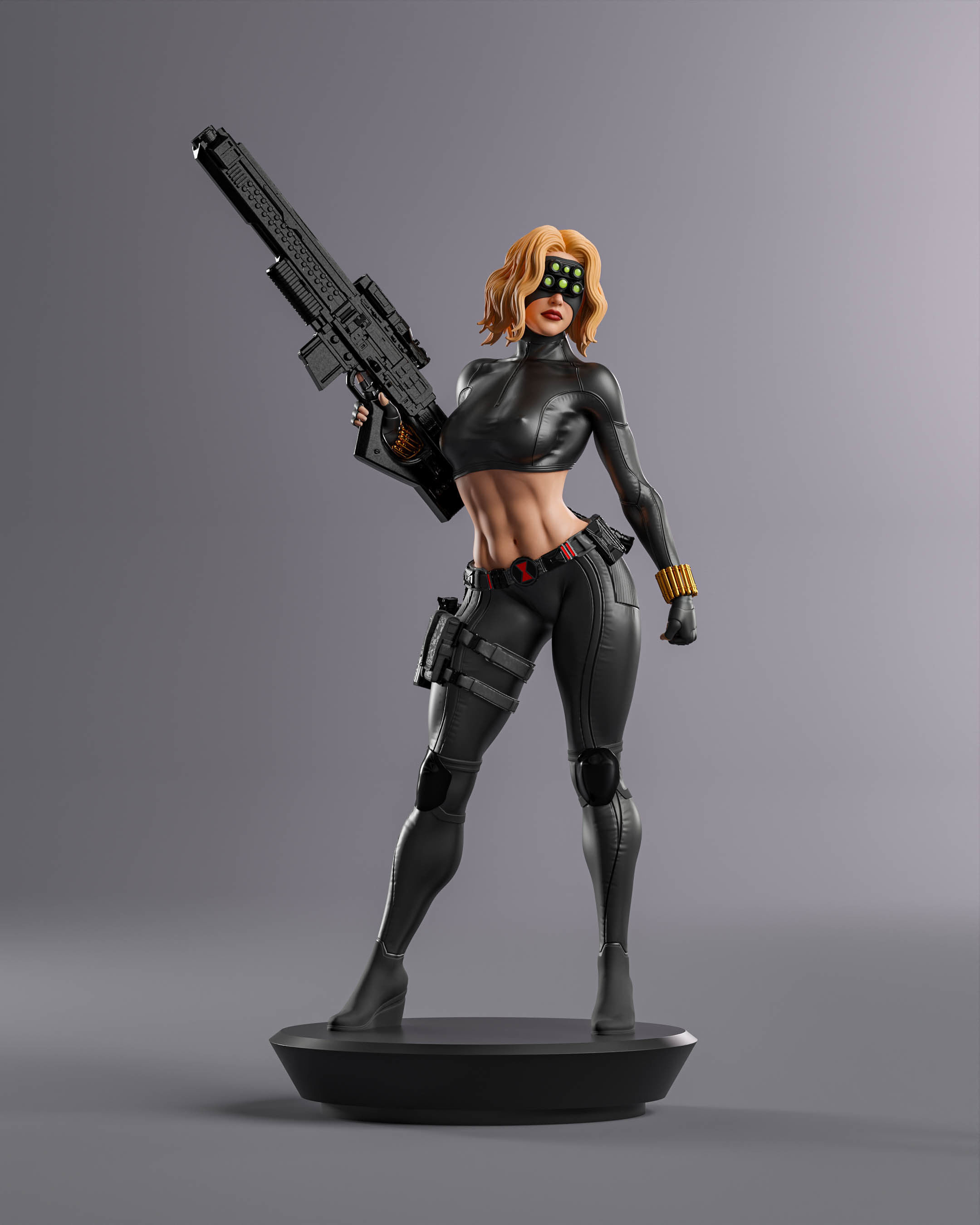 Black Widow Yelena Belova 3D print model_1