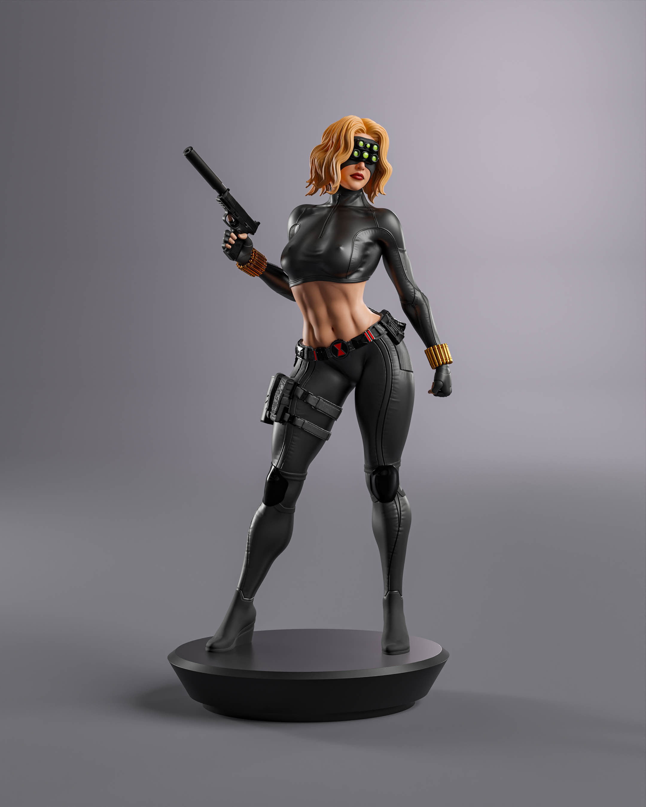 Black Widow Yelena Belova 3D print model_9