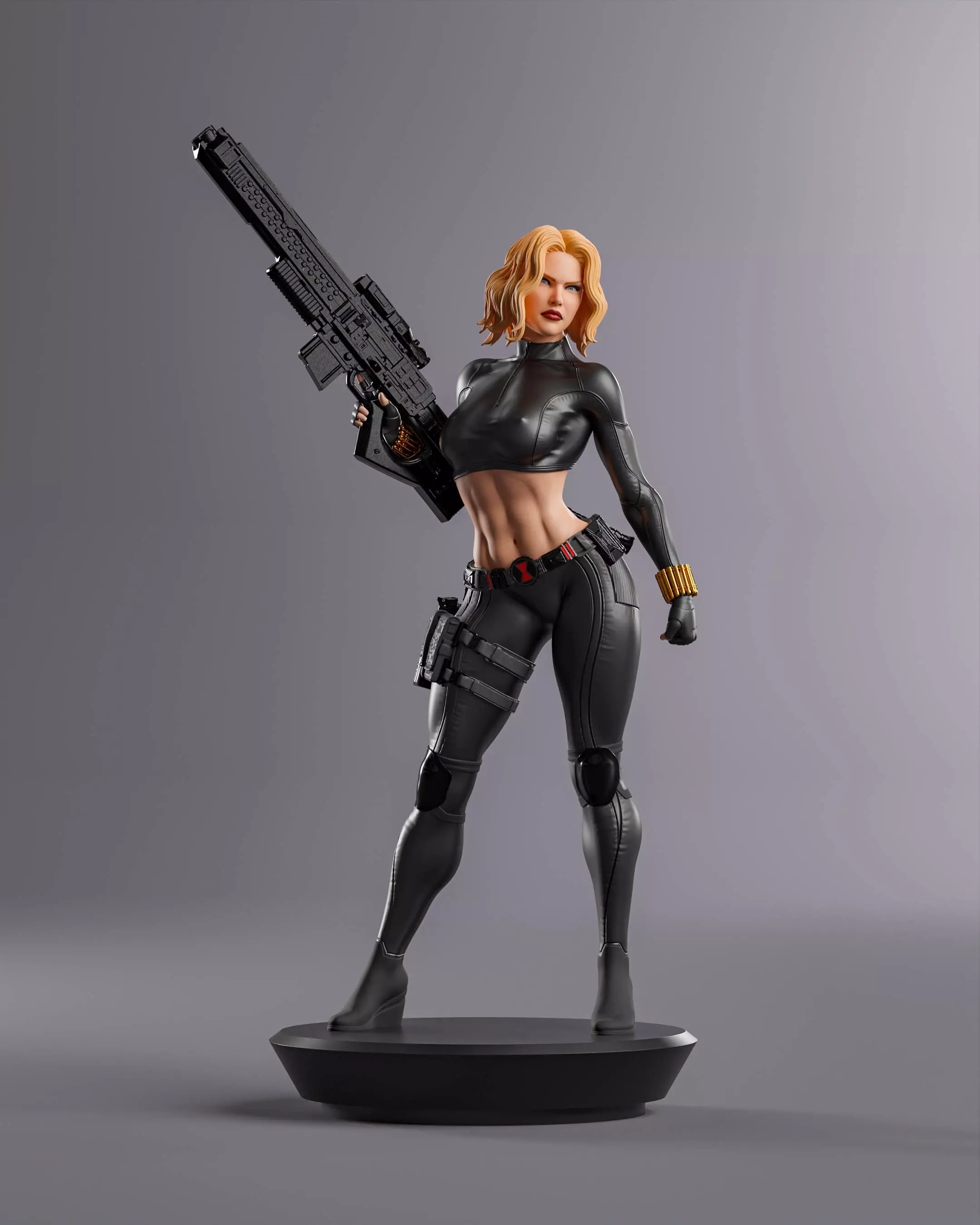 Black Widow Yelena Belova 3D print model_0