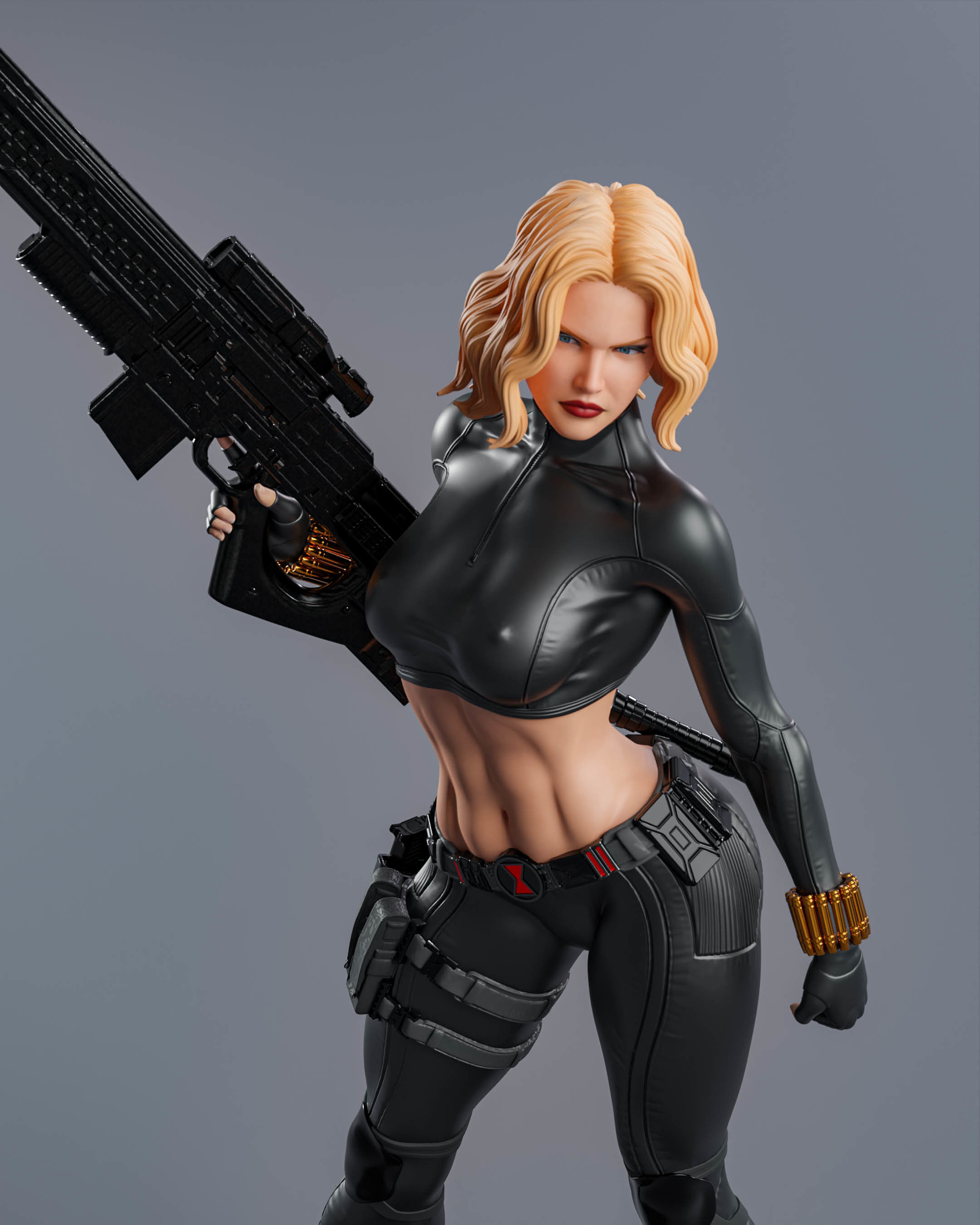 Black Widow Yelena Belova 3D print model_8