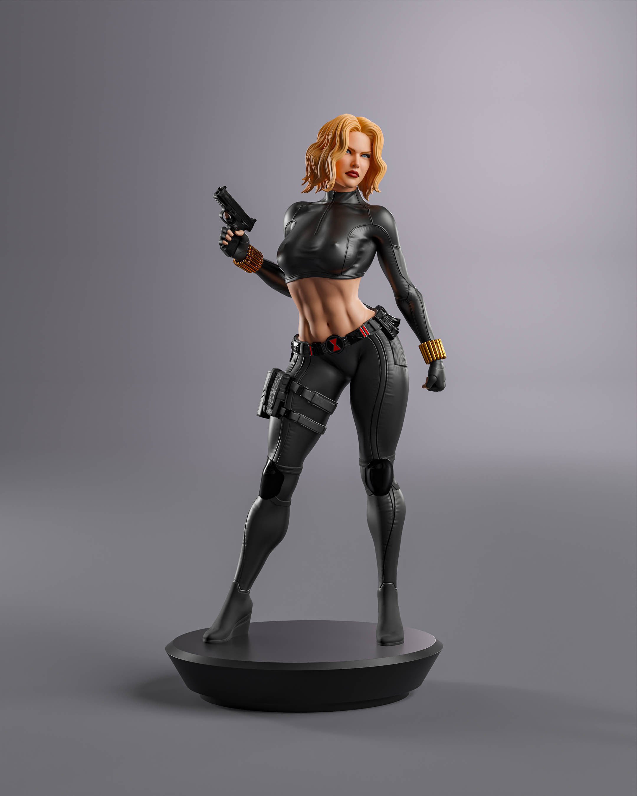 Black Widow Yelena Belova 3D print model_10